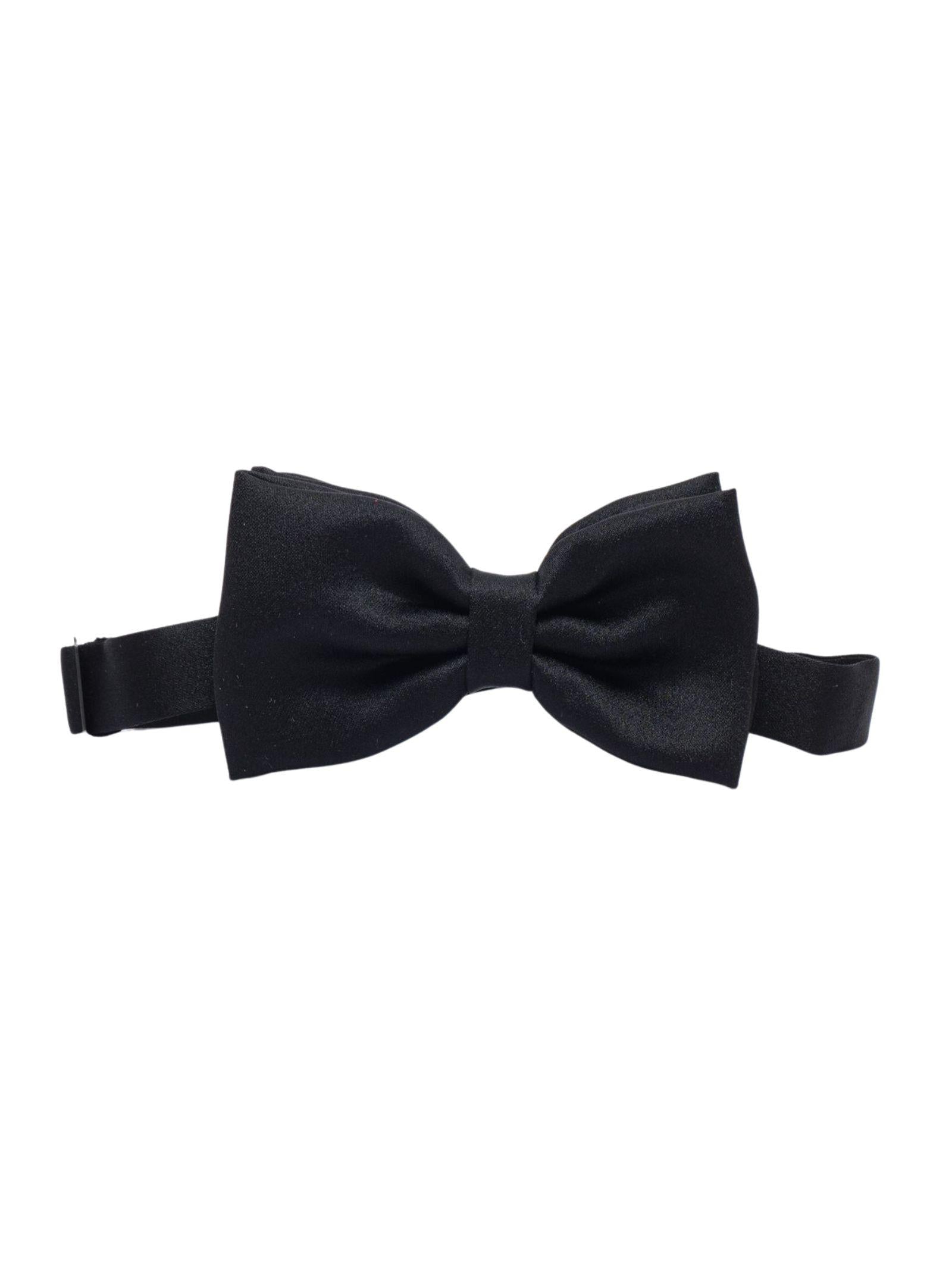 Papillon in Raso Nero 