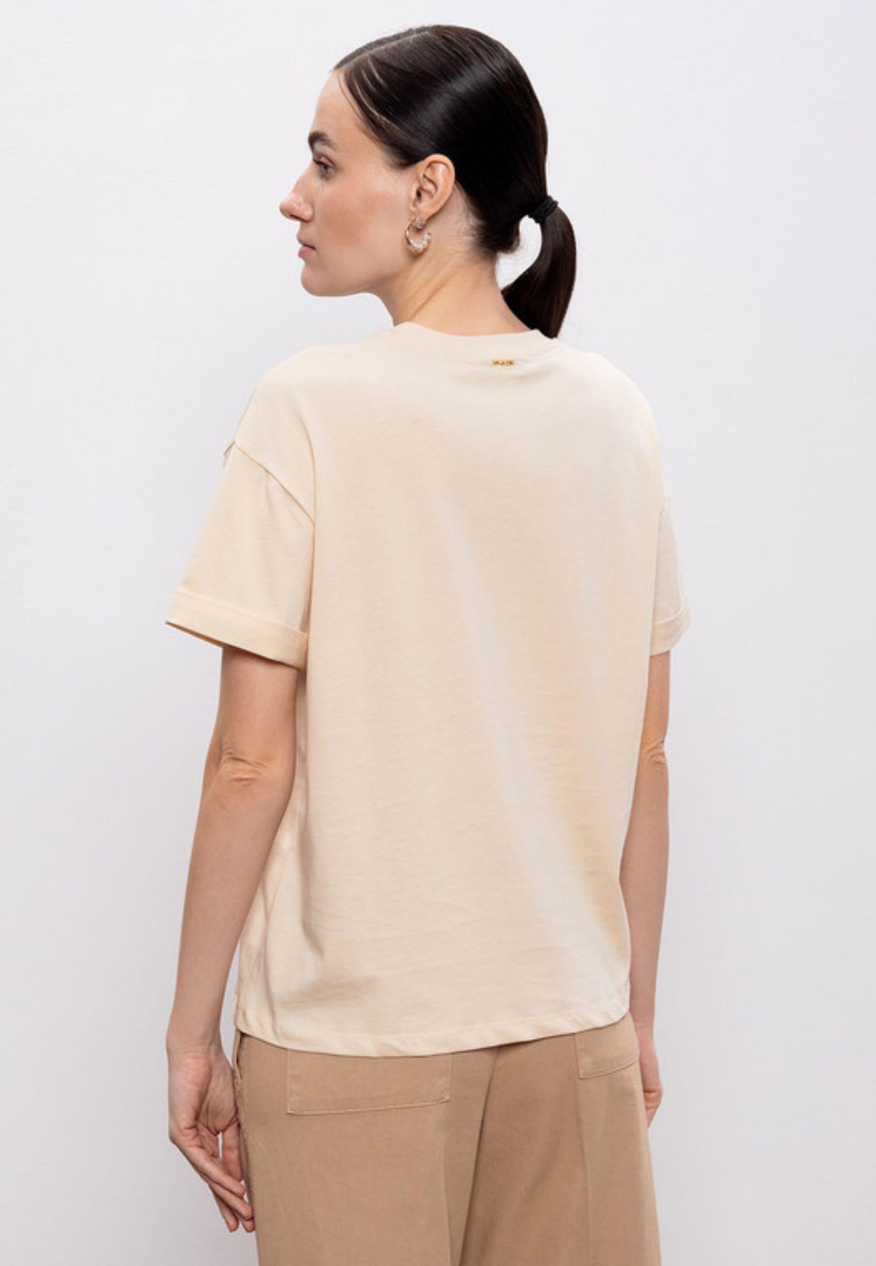 T-shirt Twinset in cotone con logo Amore 