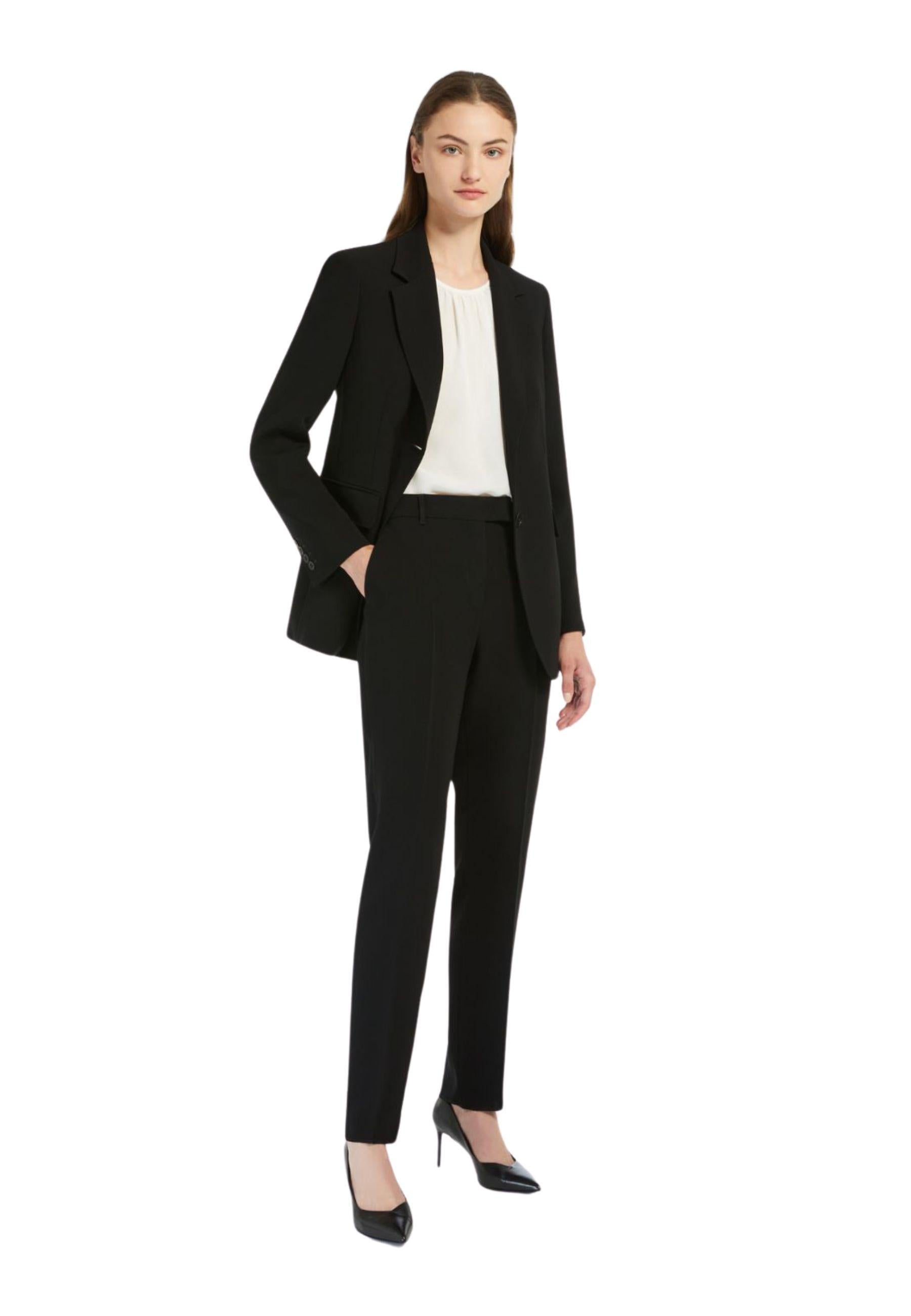 Pantalone dritto in cady tecnico 