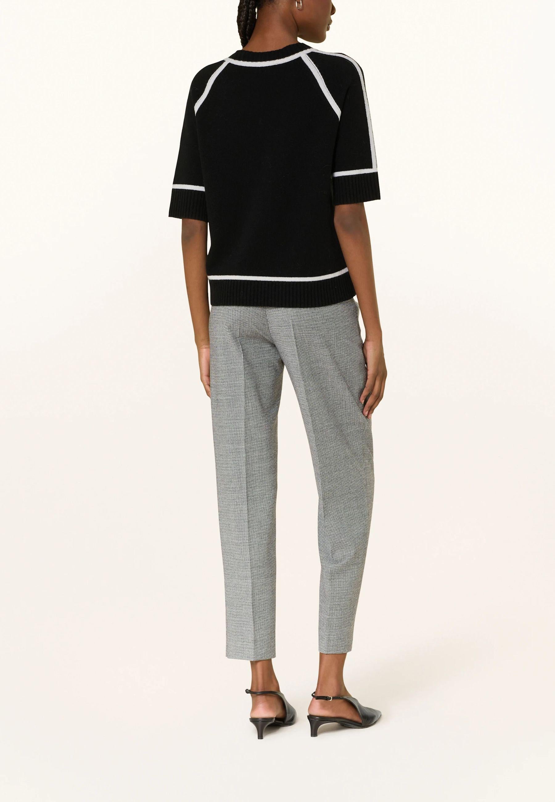 Max Mara Studio Pantaloni Donna Rania in flanella di lana stretch 