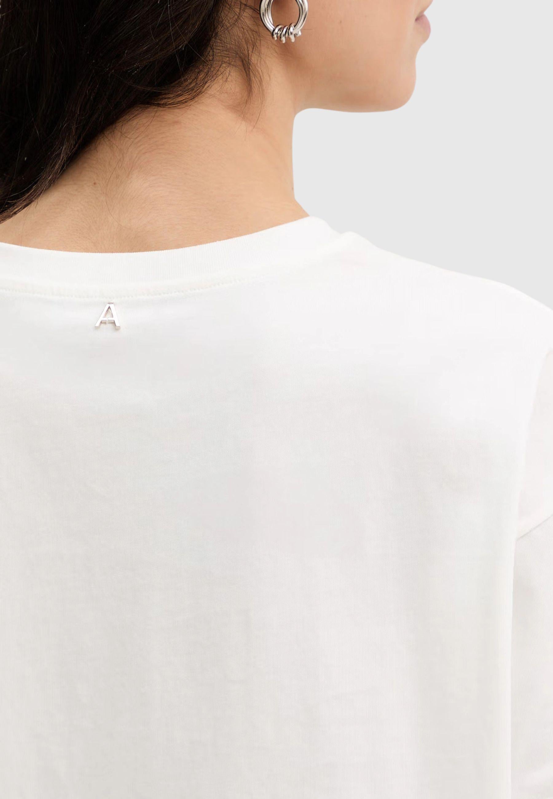 Twinset Actitude T-shirt con Stampa Passport - Bianco 