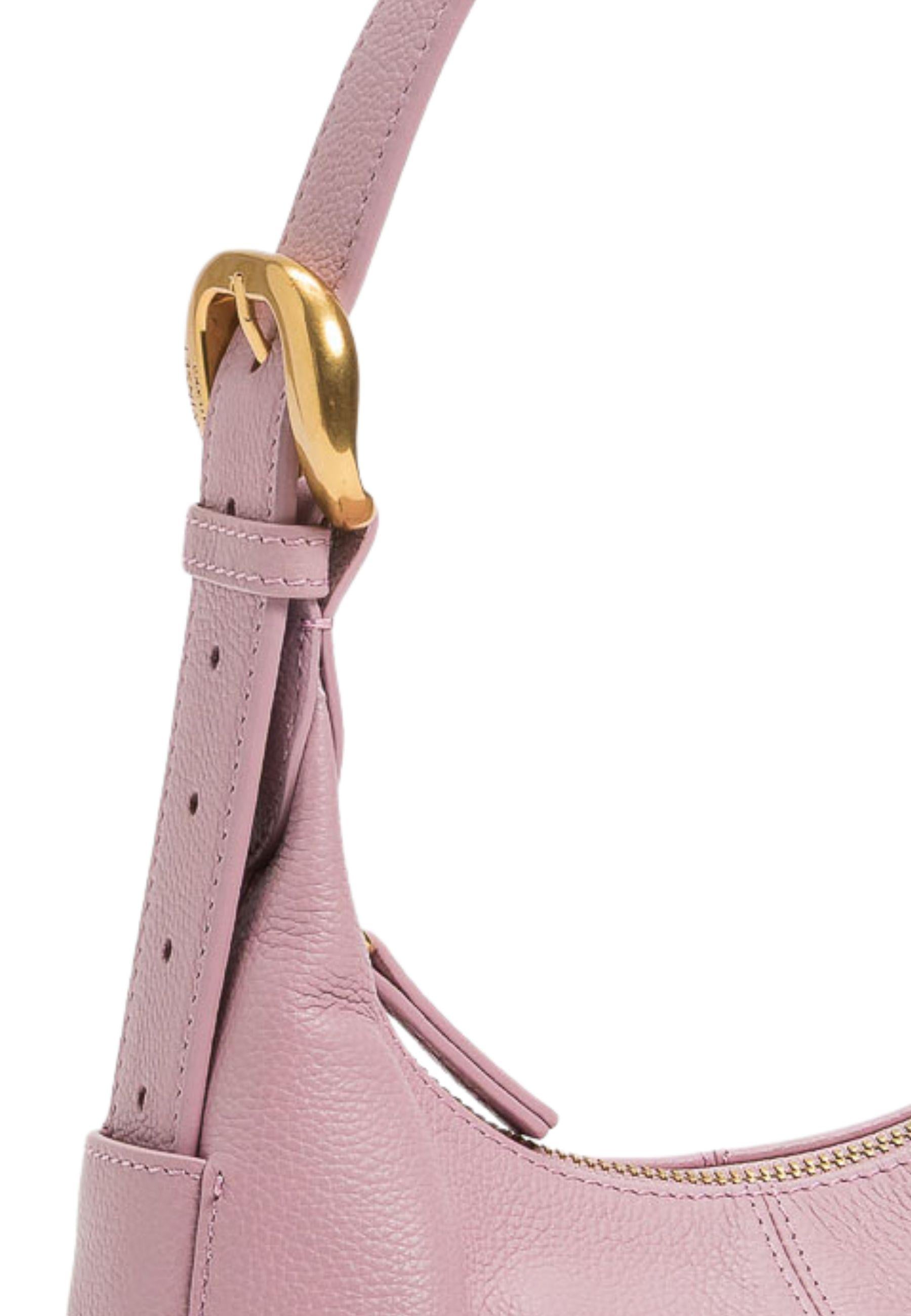 Borsa Hobo Donna in Vera Pelle con Tracolla Regolabile 