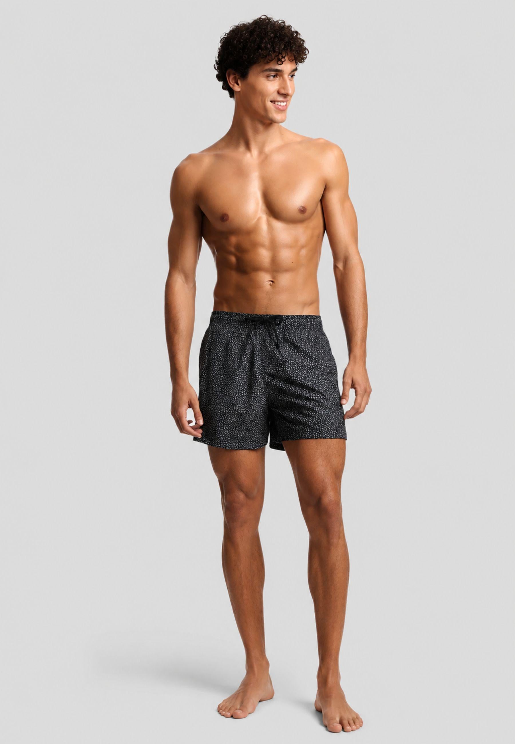 Emporio Armani - Boxer mare stampa micro fantasia 