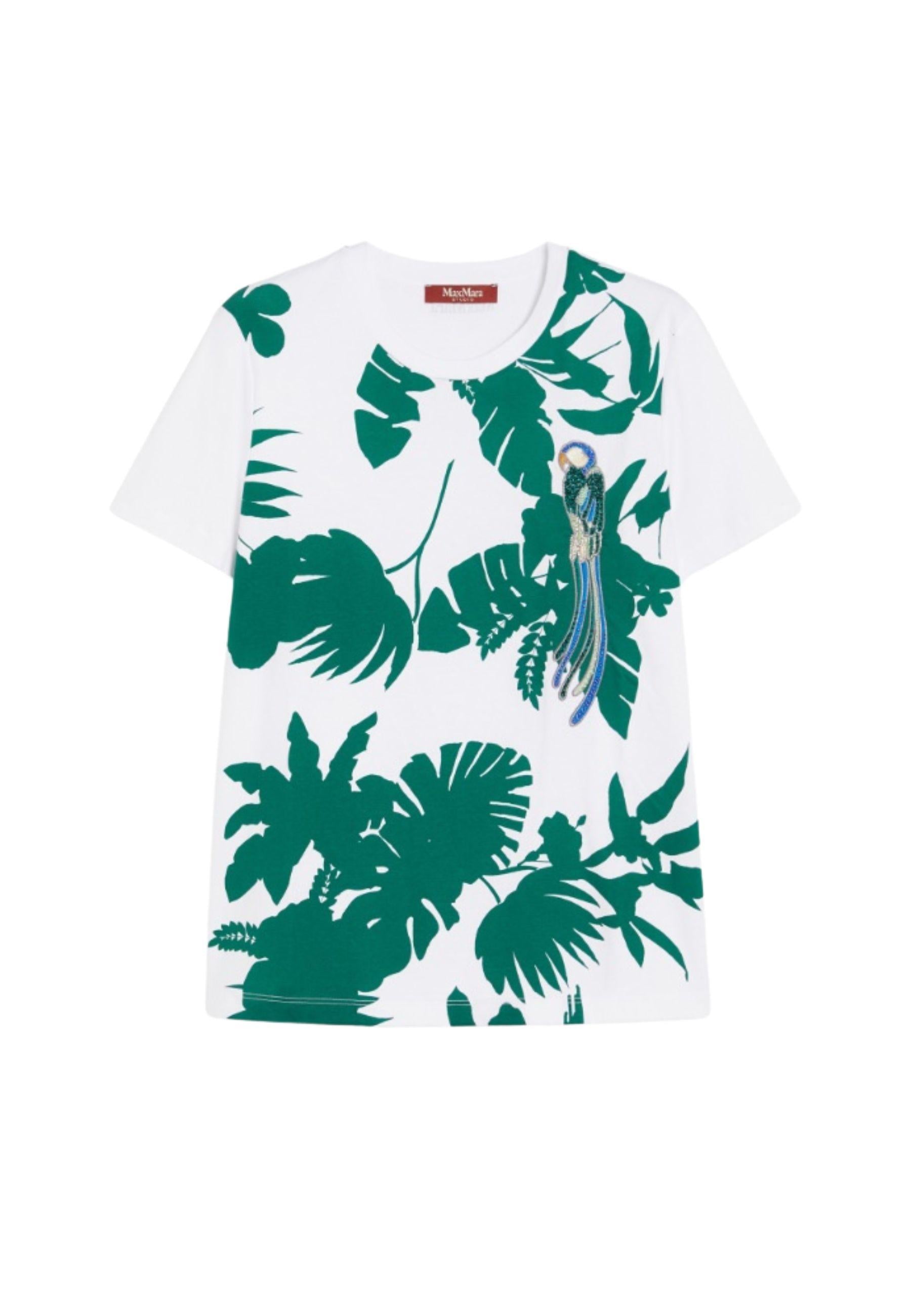 T-shirt in jersey con stampa 