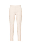 Zigarettenhose mit Bügelfalte