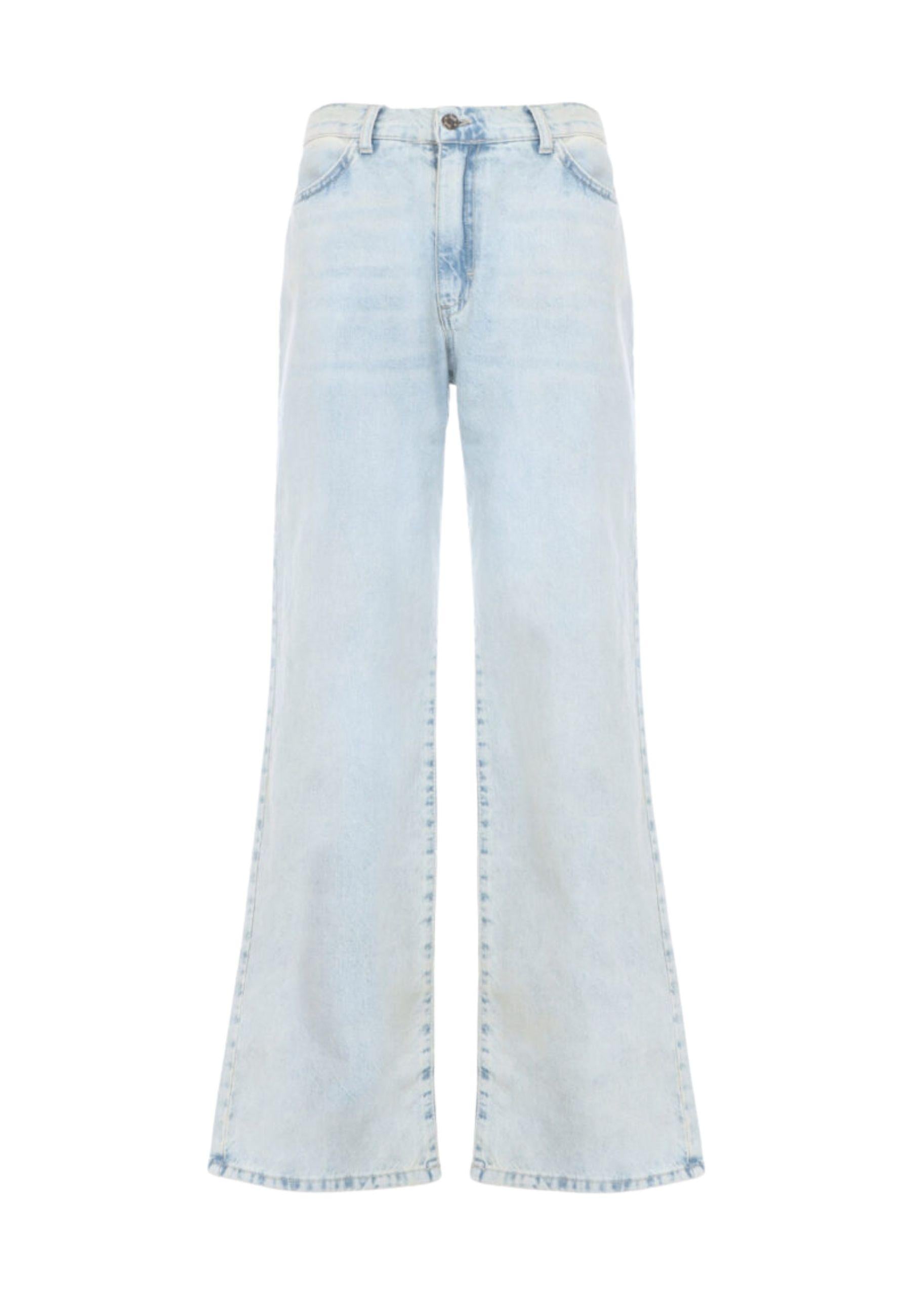JEANS DRITTO IN DENIM LIGHT BLUE 