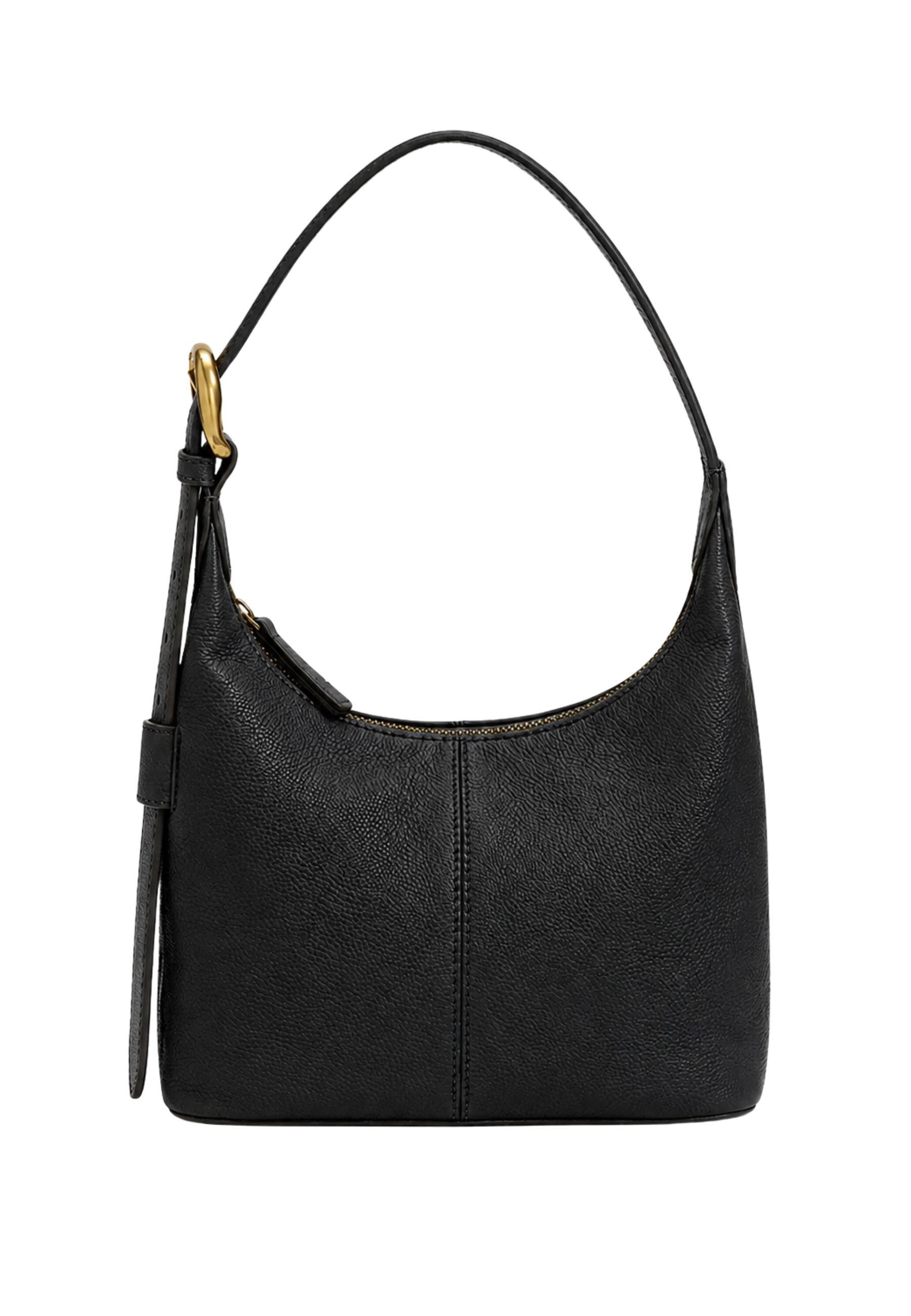 Borsa Hobo Donna in Vera Pelle con Tracolla Regolabile 
