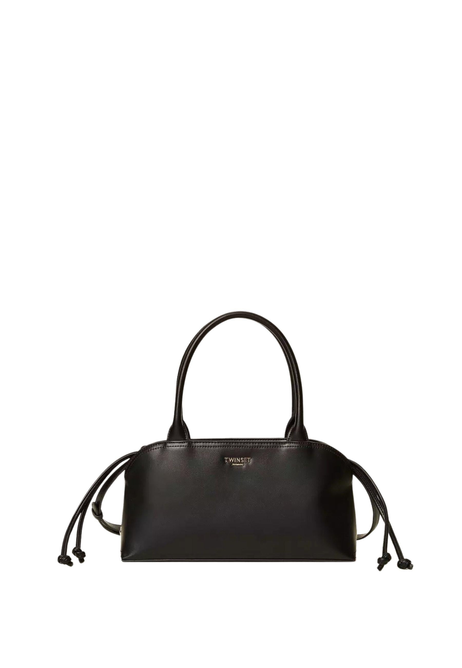 Borsa bauletto con pochette stampata 