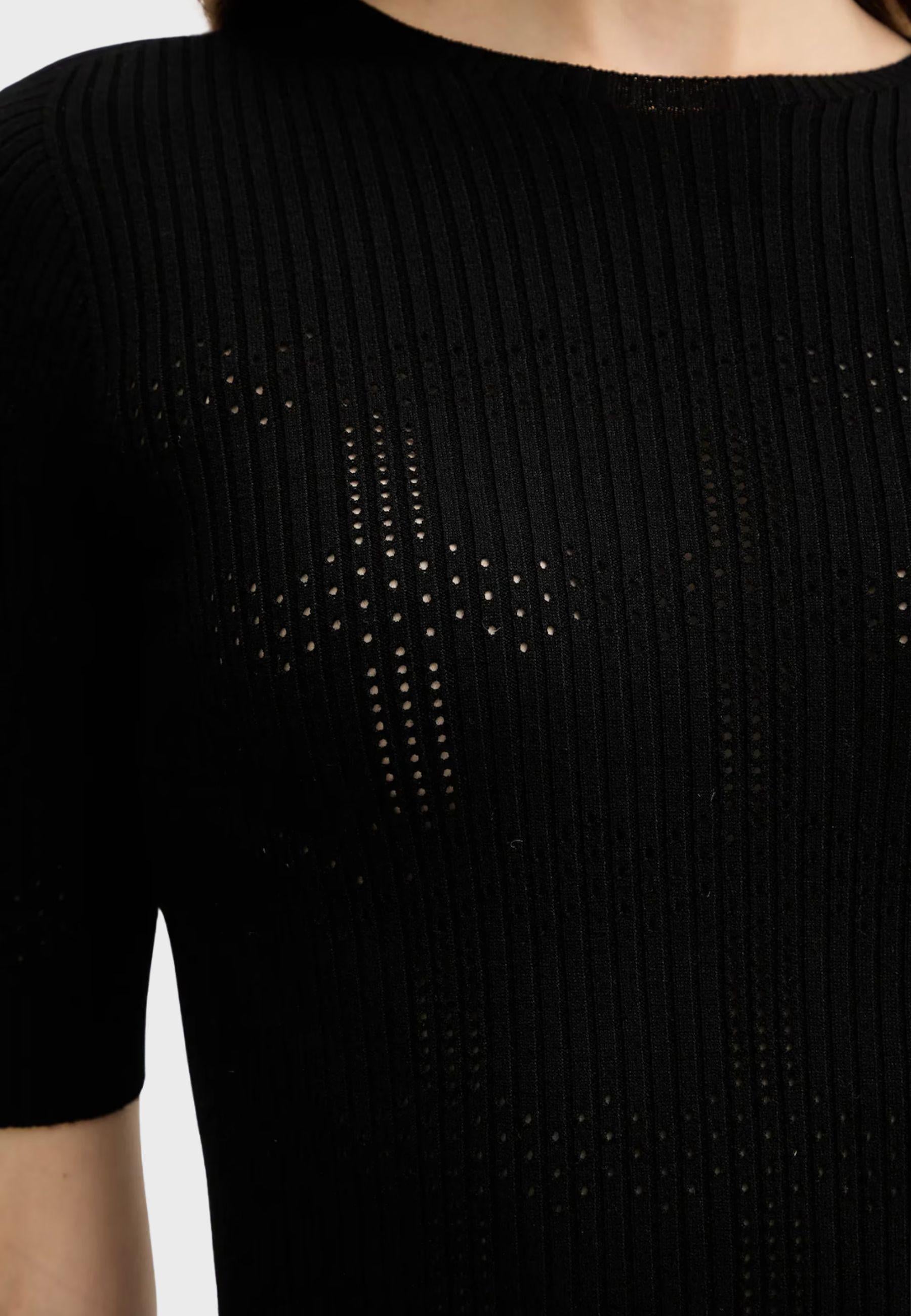 Maglia Twinset in maglia a costine 