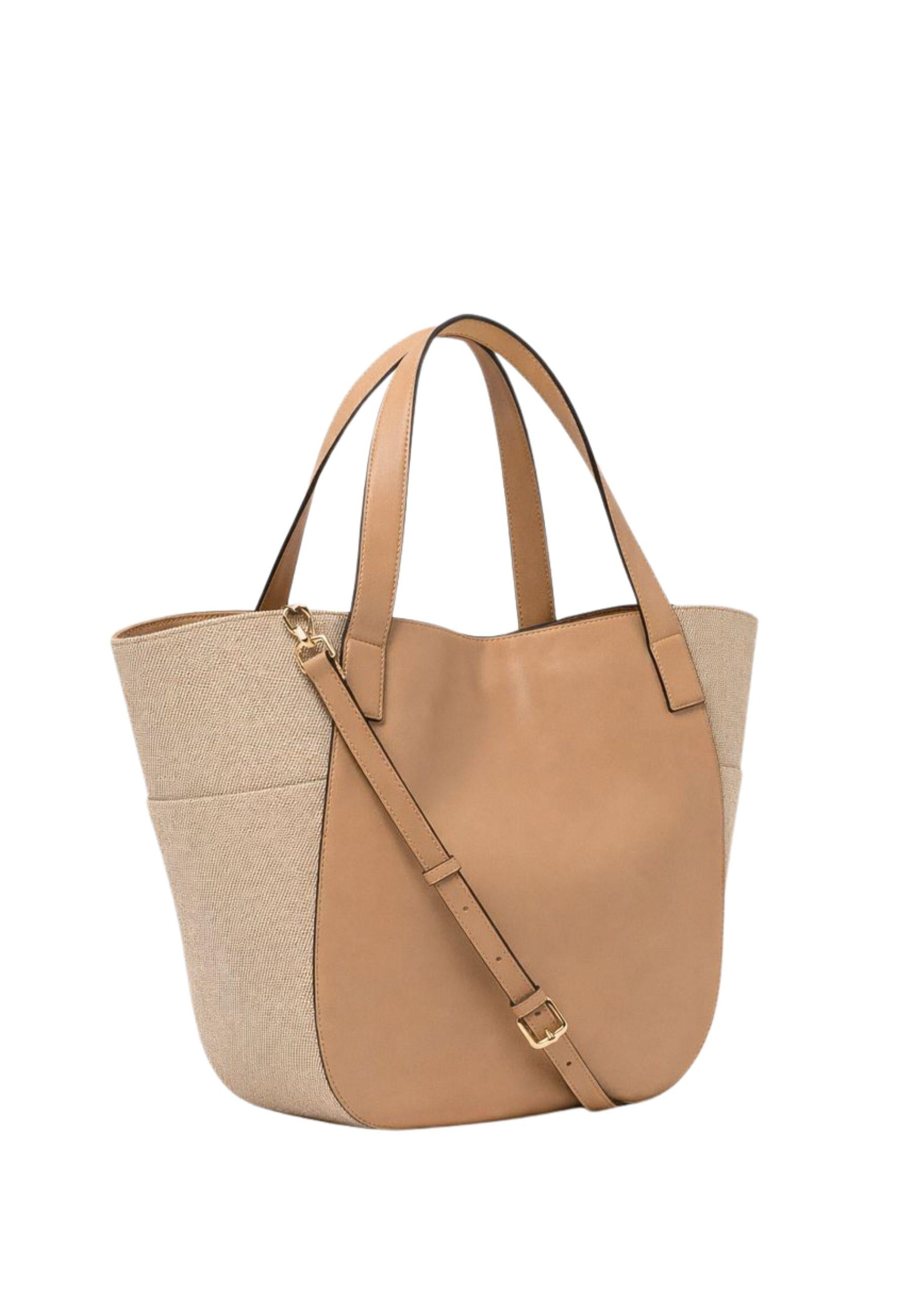 Borsa donna modello HOBO in materiale effetto pelle 