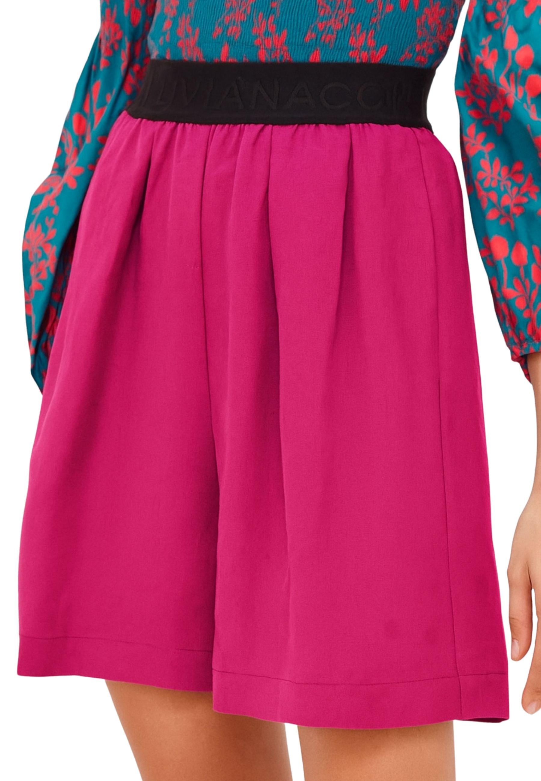 Bermuda Liviana Conti con fascia elastica logo 