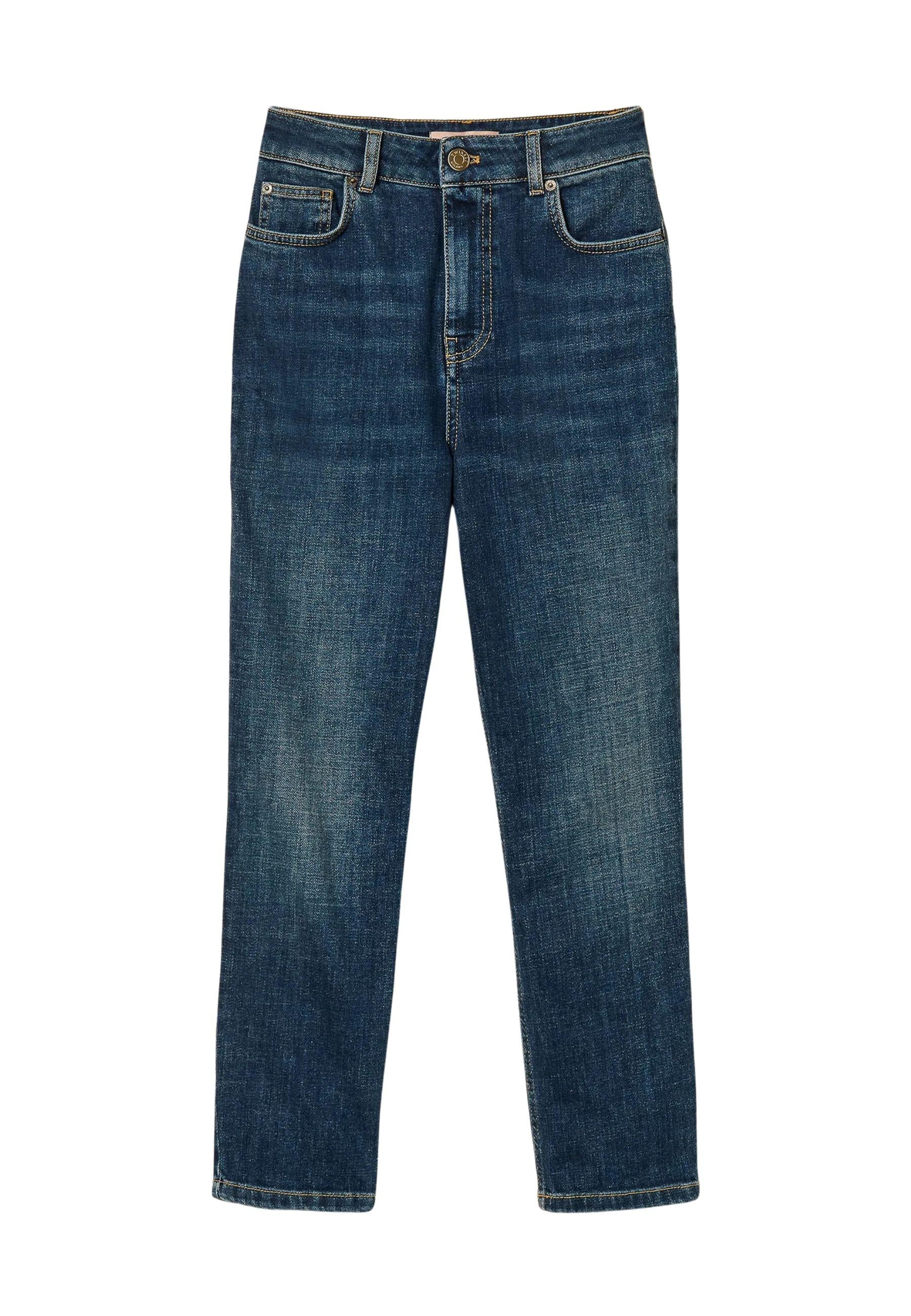 Jeans cropped cinque tasche 