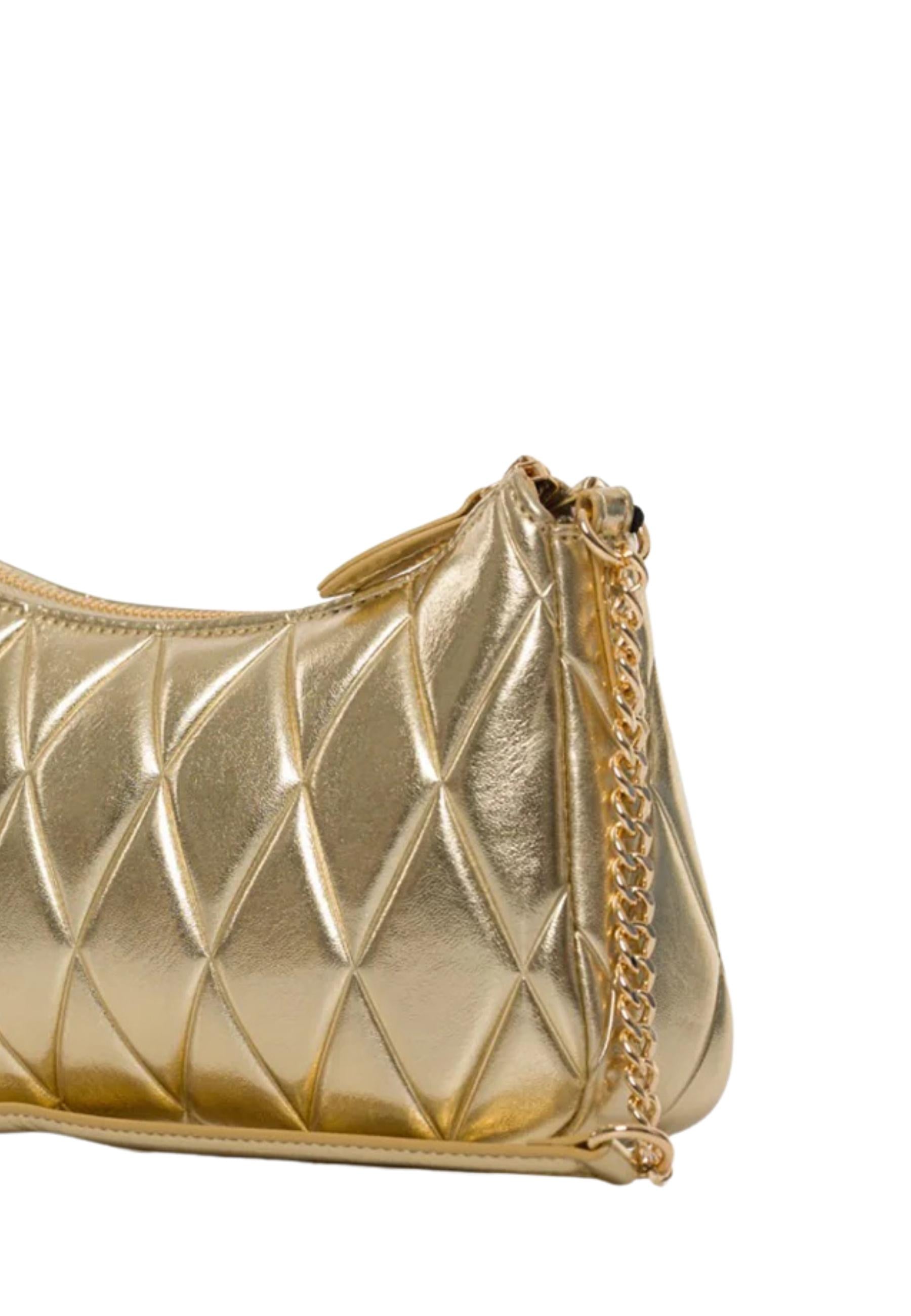Borsa a Tracolla Twinset Quilted Oro 