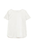 Max Mara Leisure - T-shirt donna in raso di seta stretch