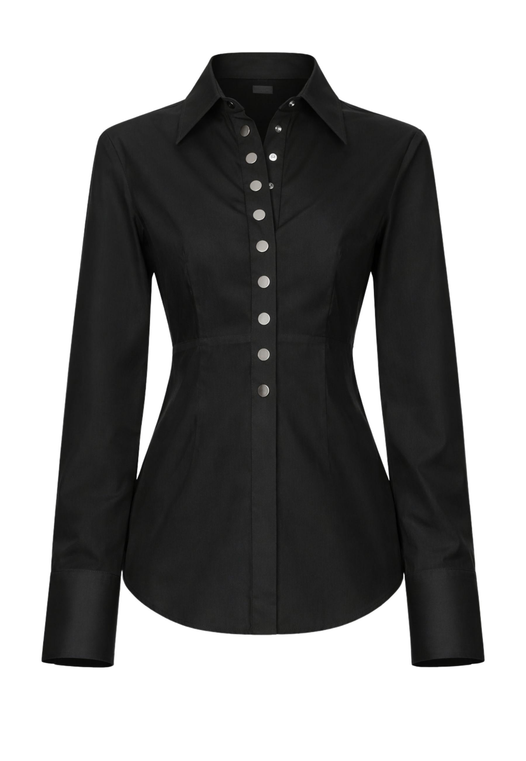 Sportmax - Camicia in popeline di cotone 