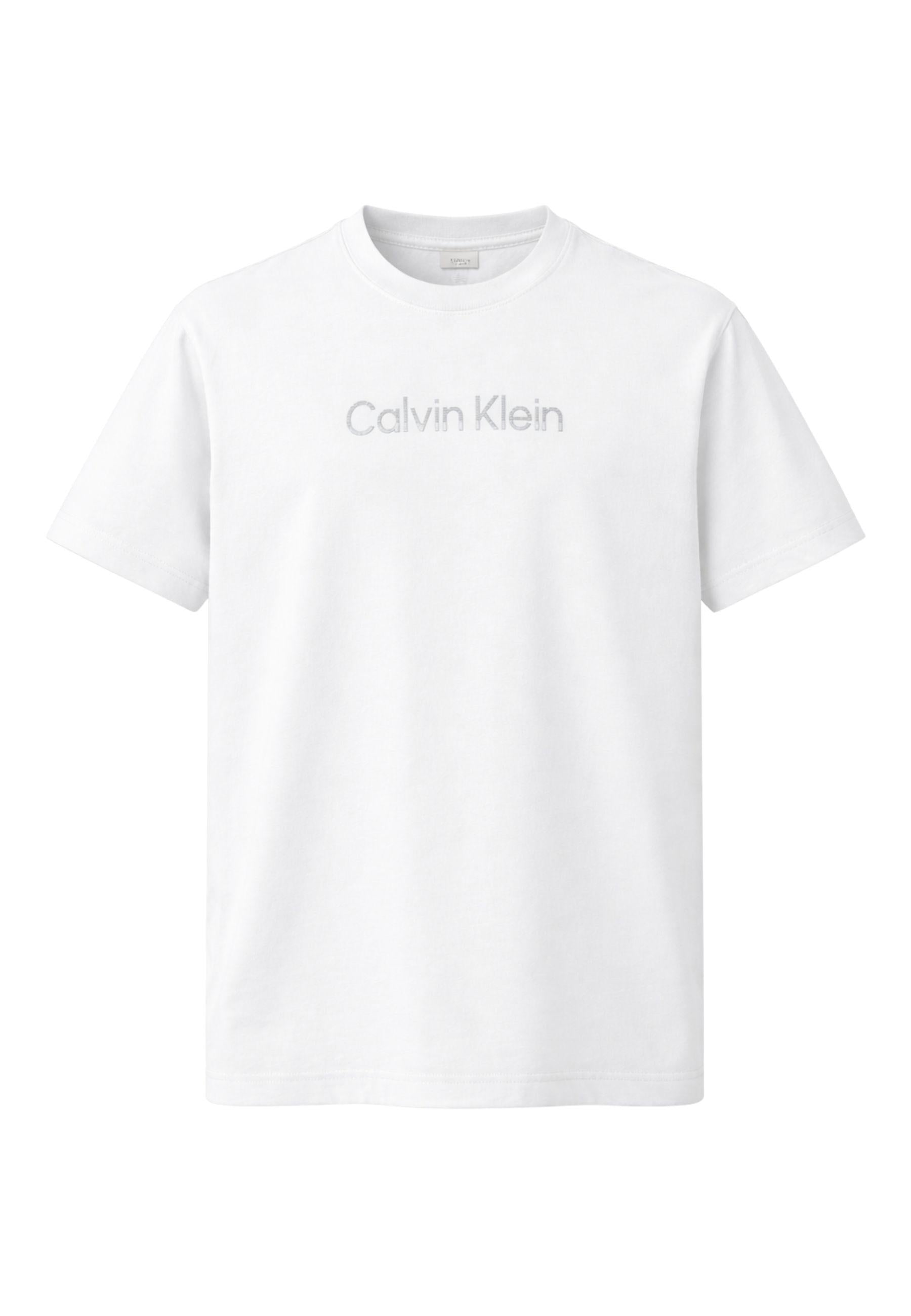 T-shirt Calvin Klein in cotone - Bianca 