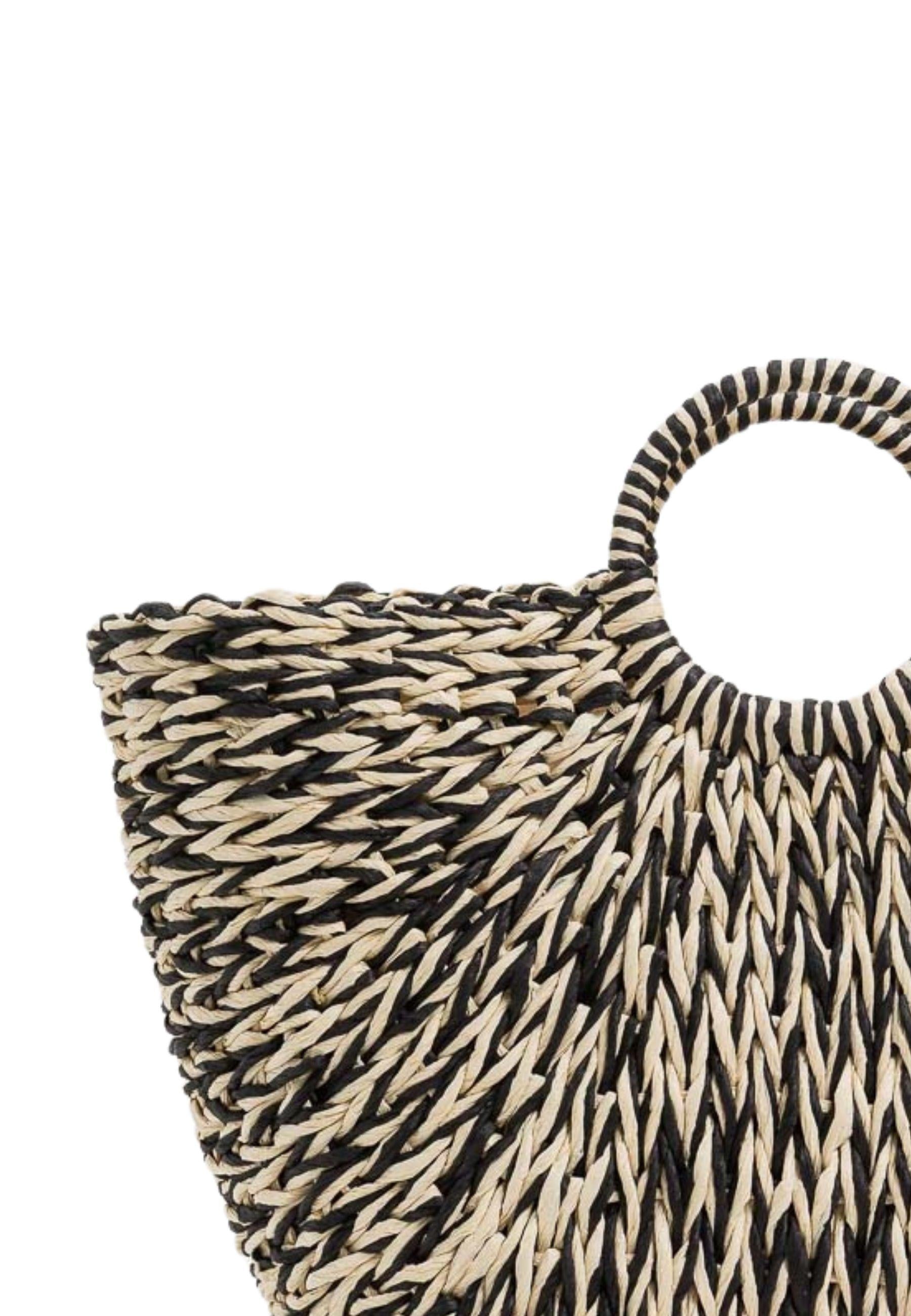 Borsa a mano Twinset - intreccio bicolore 