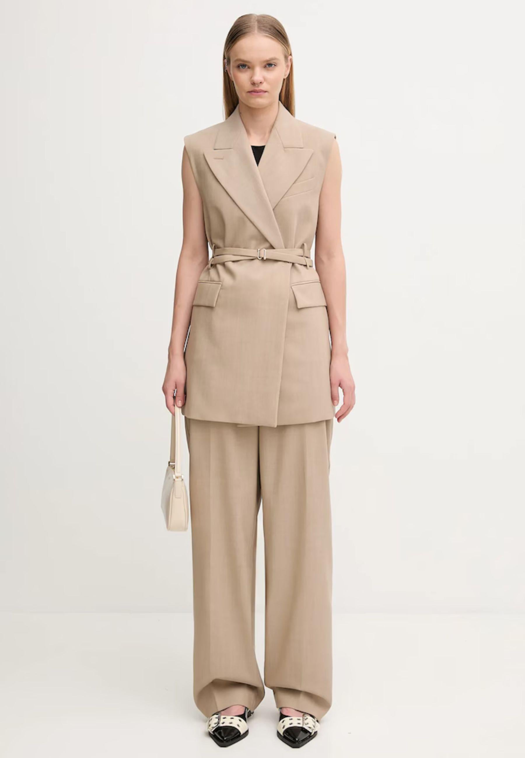 Sportmax Gilet CIURMA in pura lana vergine 