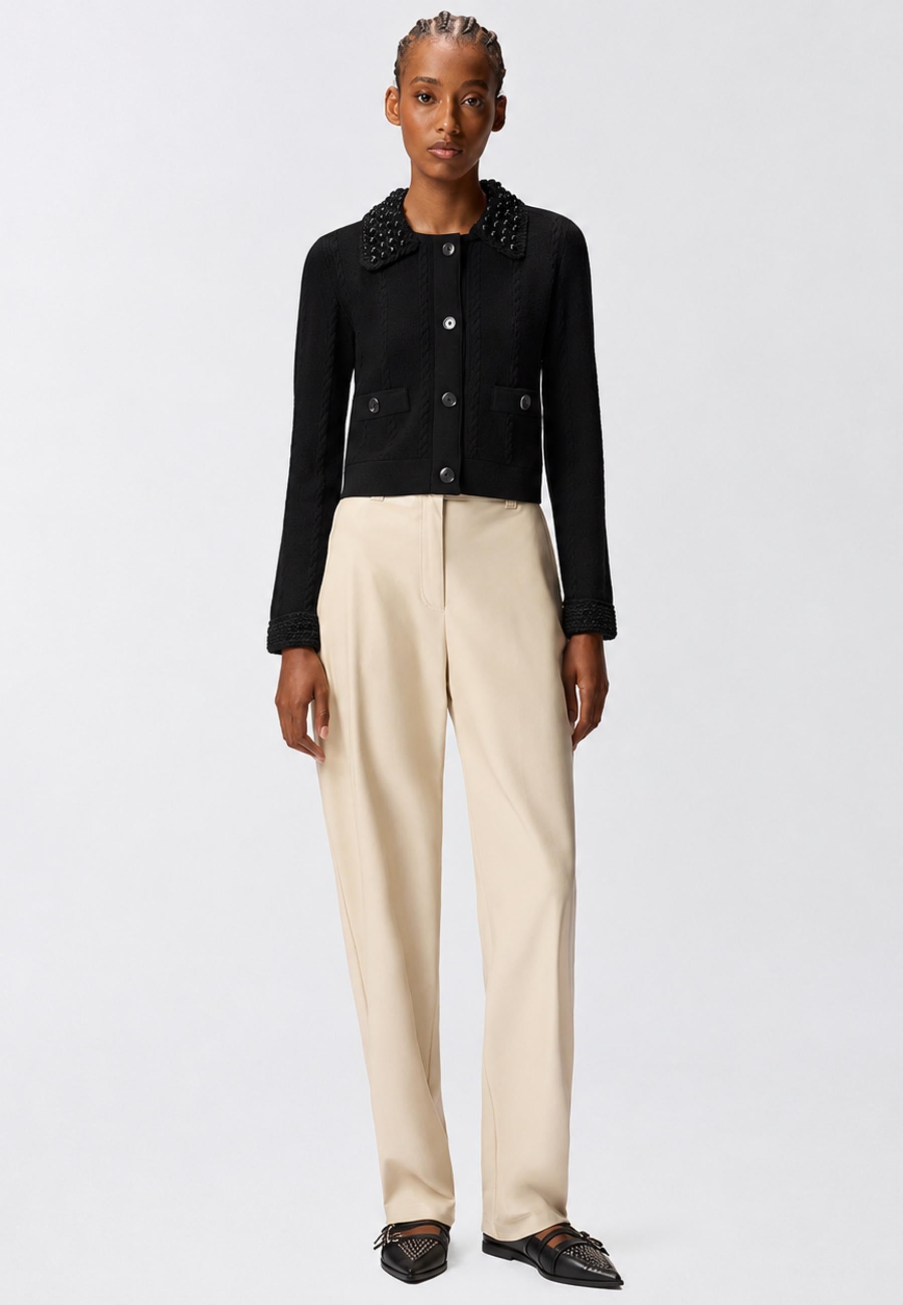 Cardigan Pinko Molise con Perle 