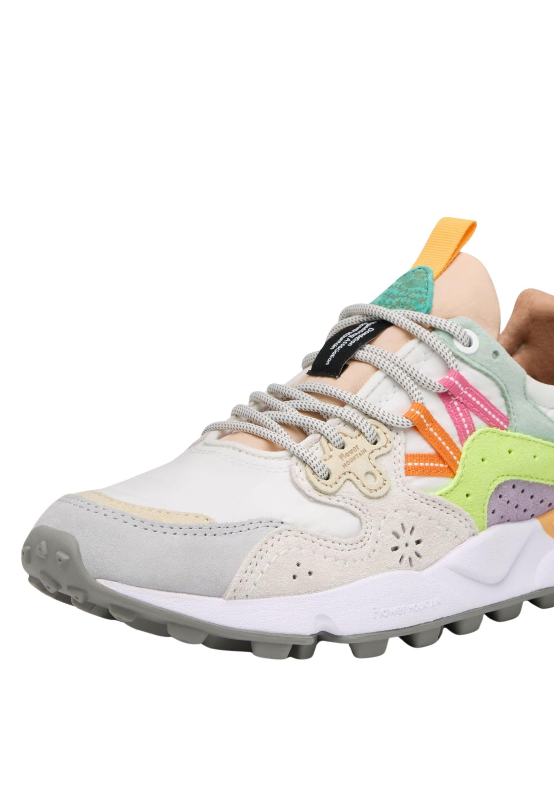 Sneaker YAMANO 3 Donna in tessuto tecnico e suede multicolor 