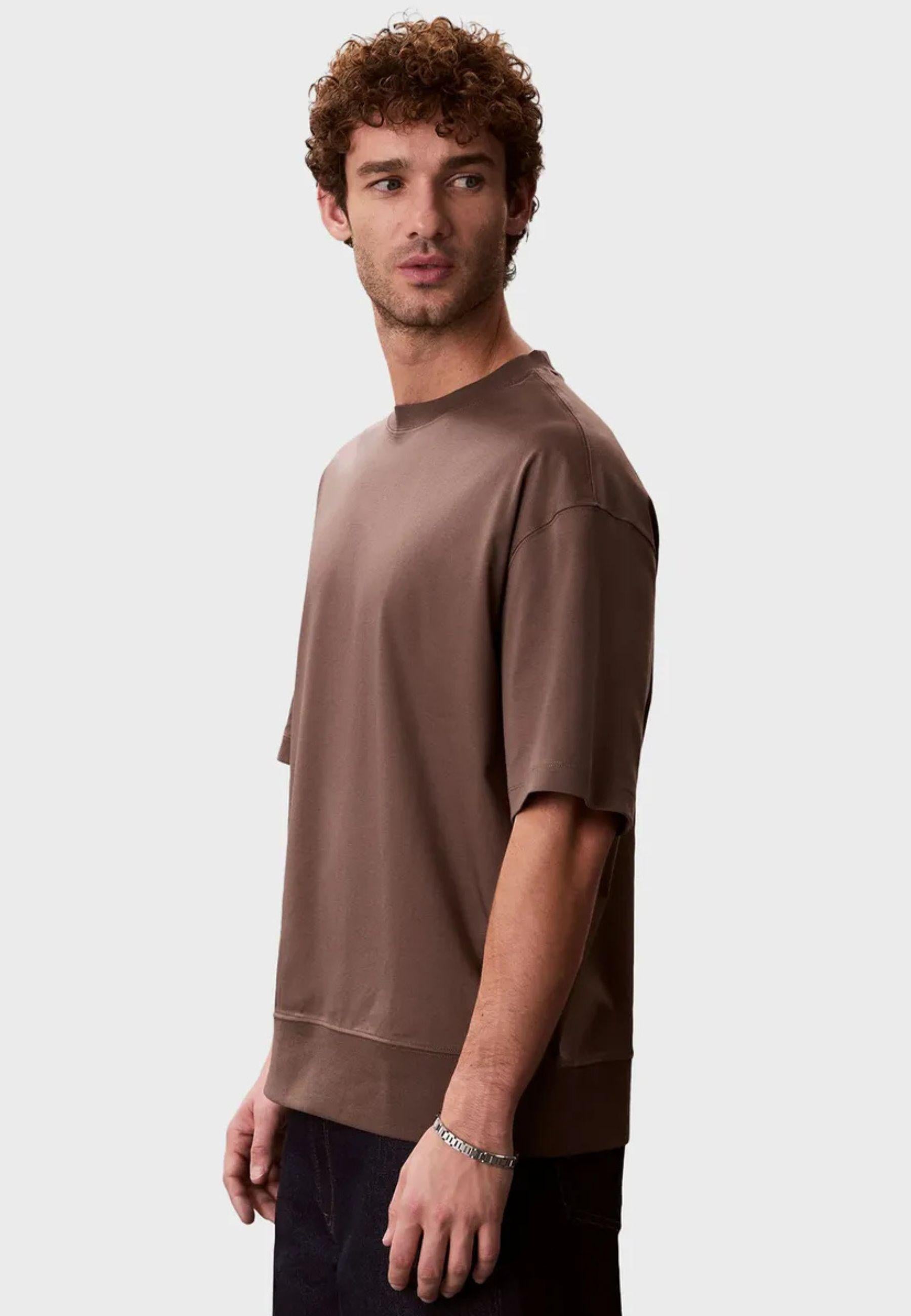 T-shirt uomo in cotone mercerizzato - Calvin Klein 