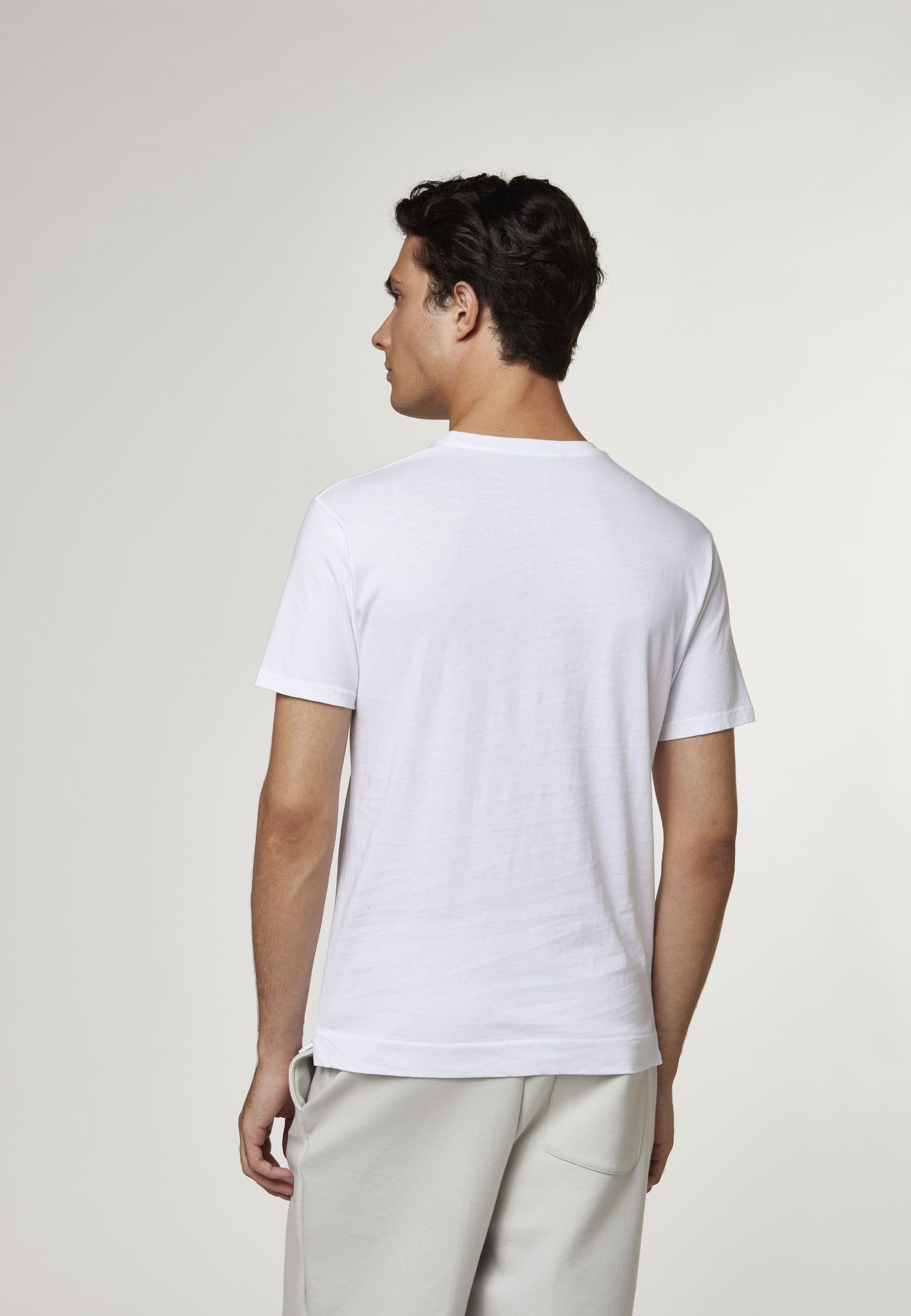 T-shirt paricollo Daniele Fiesoli 
