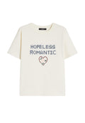 Weekend Max Mara - T-shirt in jersey di cotone con ricami
