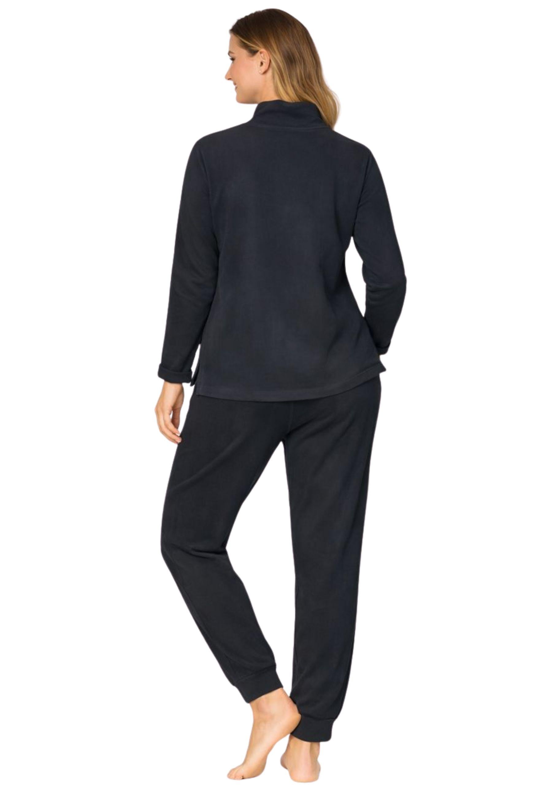 Tuta donna in viscosa stretch con zip 