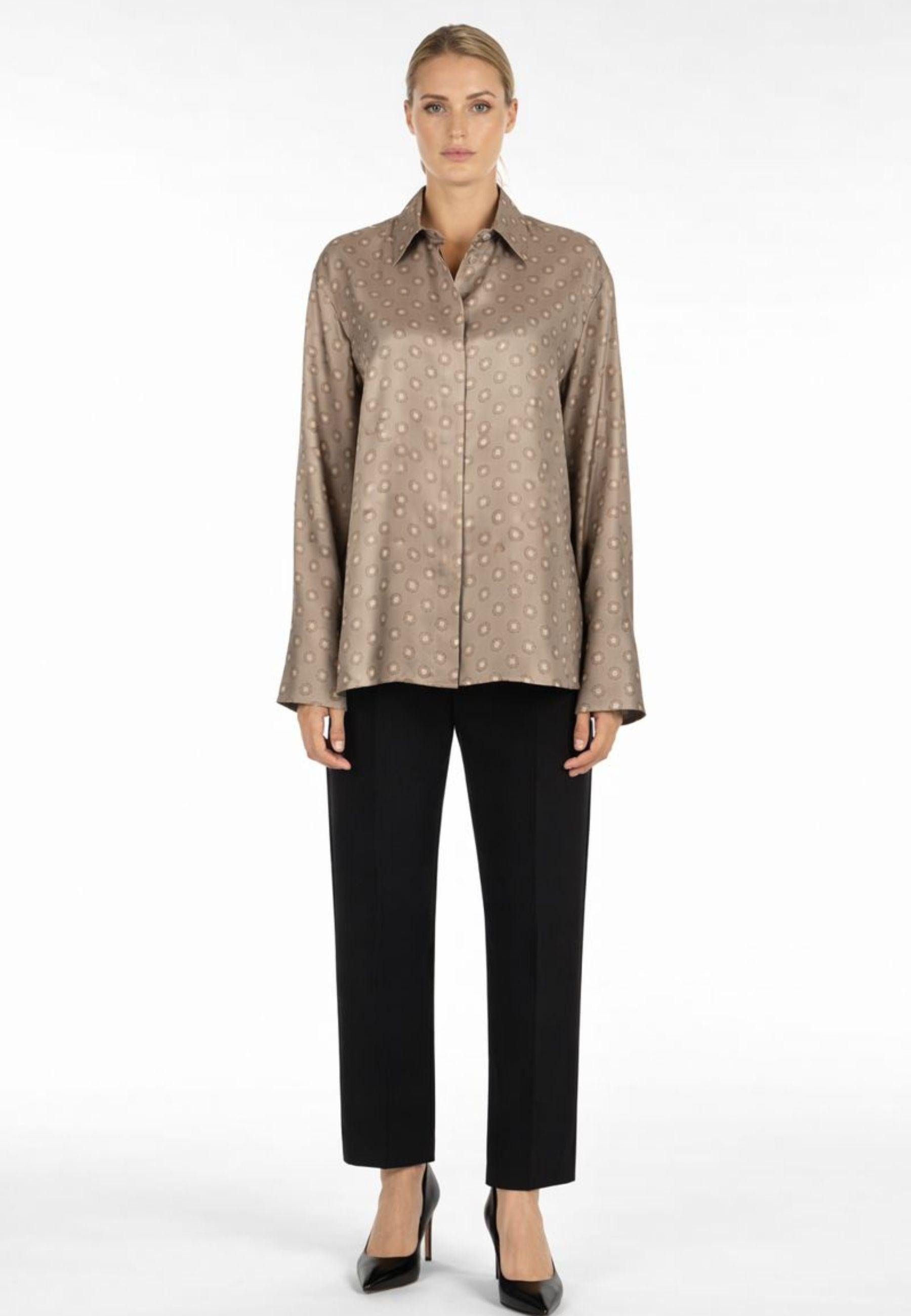 Camicia Urna in seta stampata 