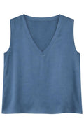 iBlues - Top in Raso Leggero con Scollo a V