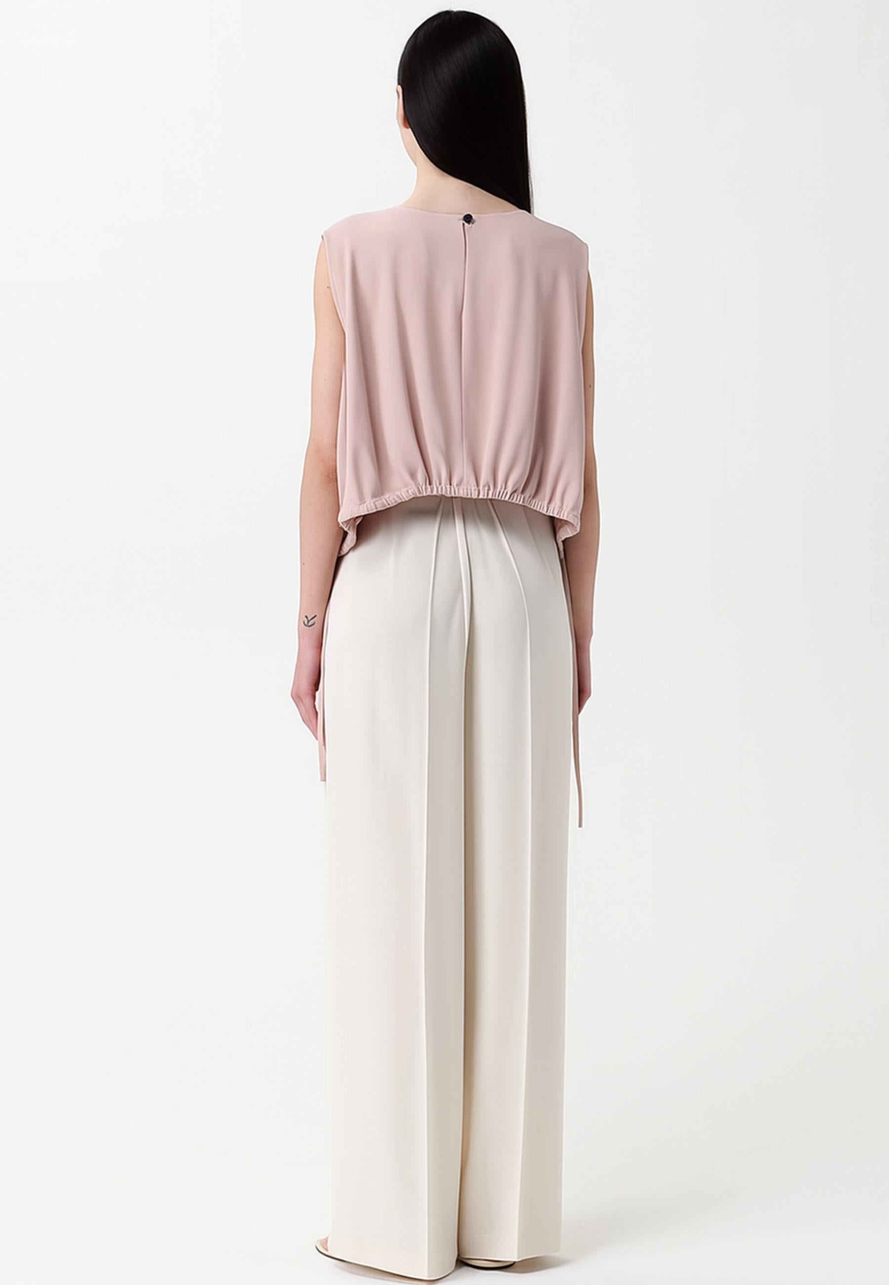 Blusa con arriccio<BR/> 