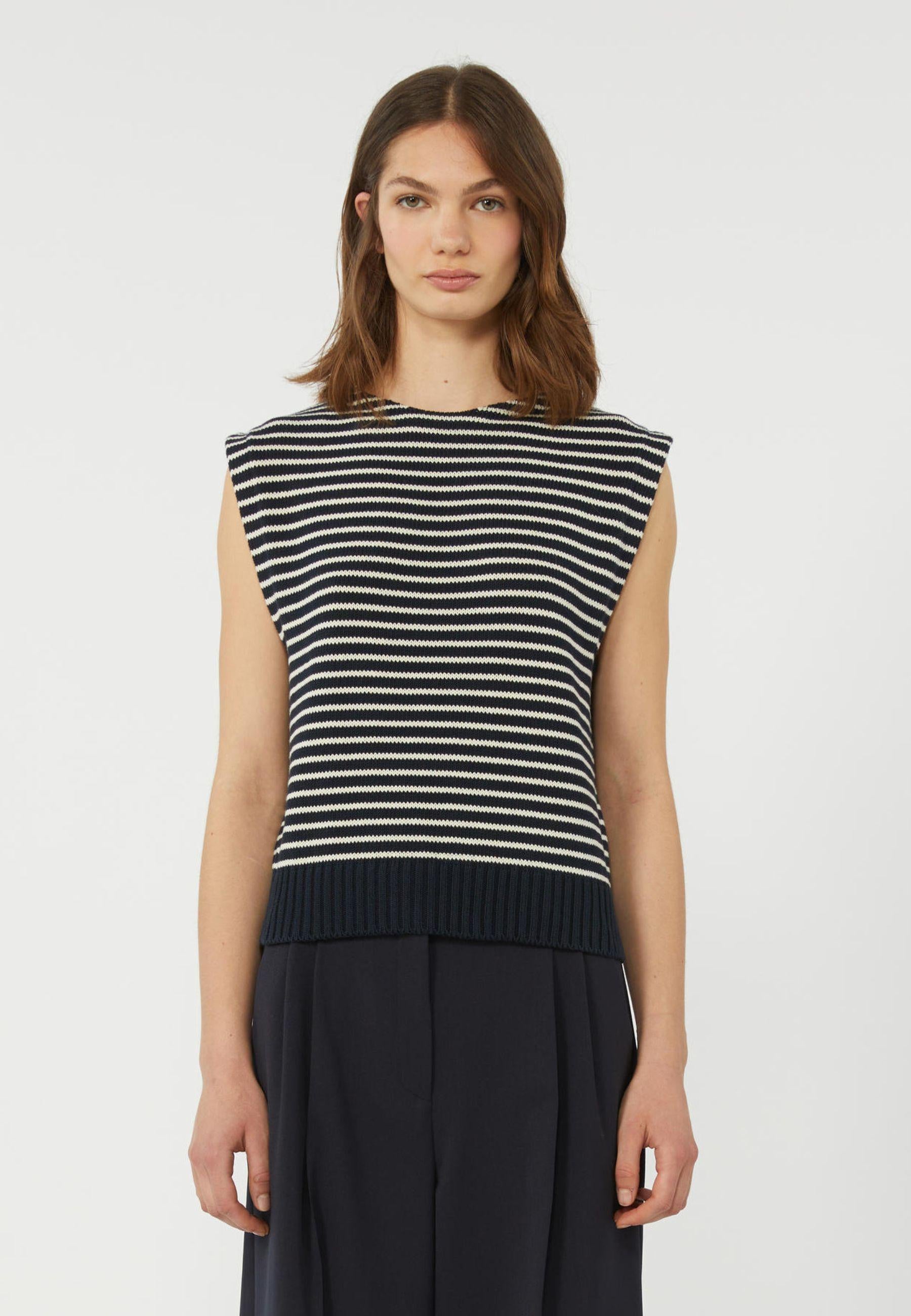 Weekend Max Mara - Gilet in filato cordonetto di cotone 