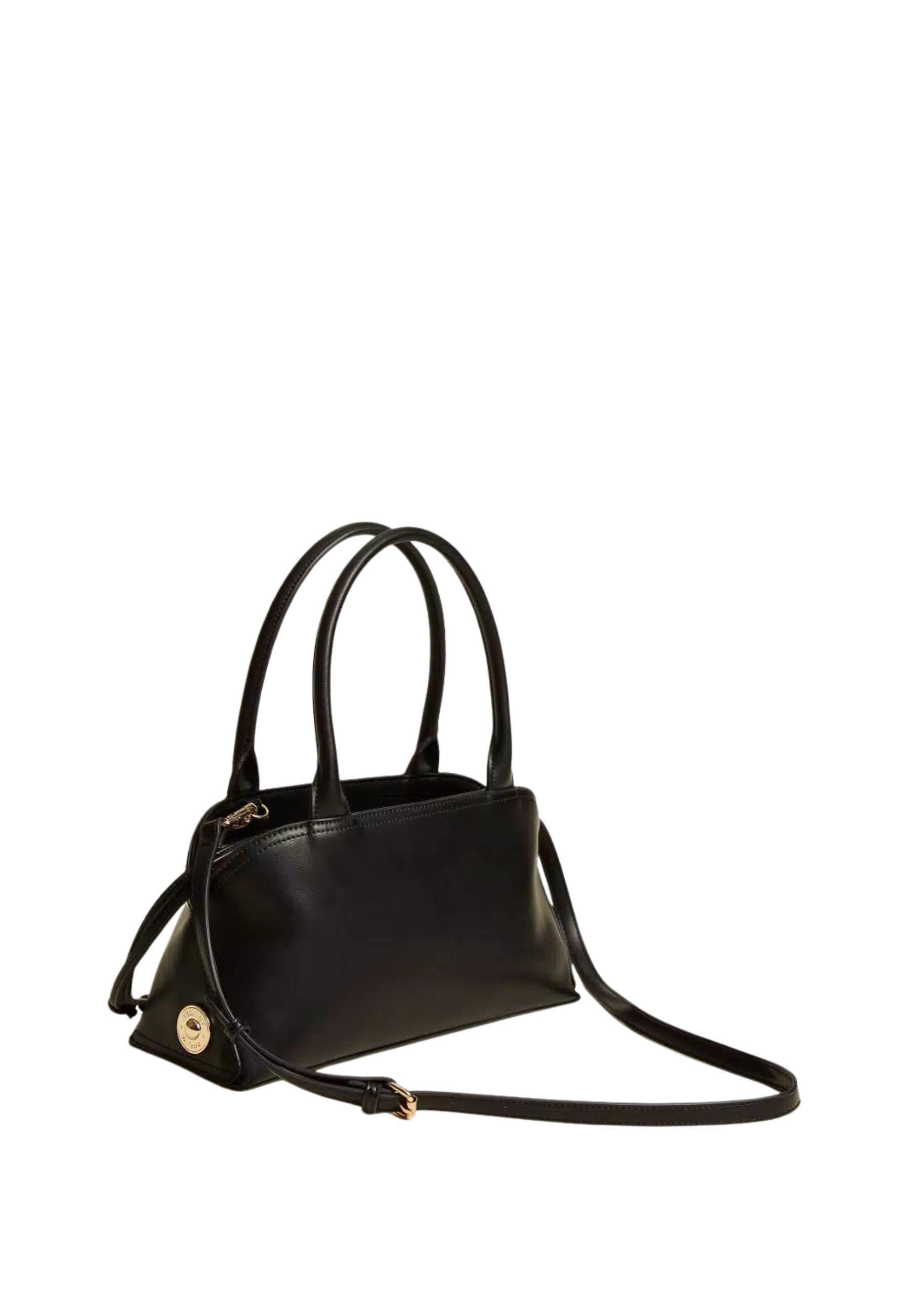 Borsa bauletto con pochette stampata 