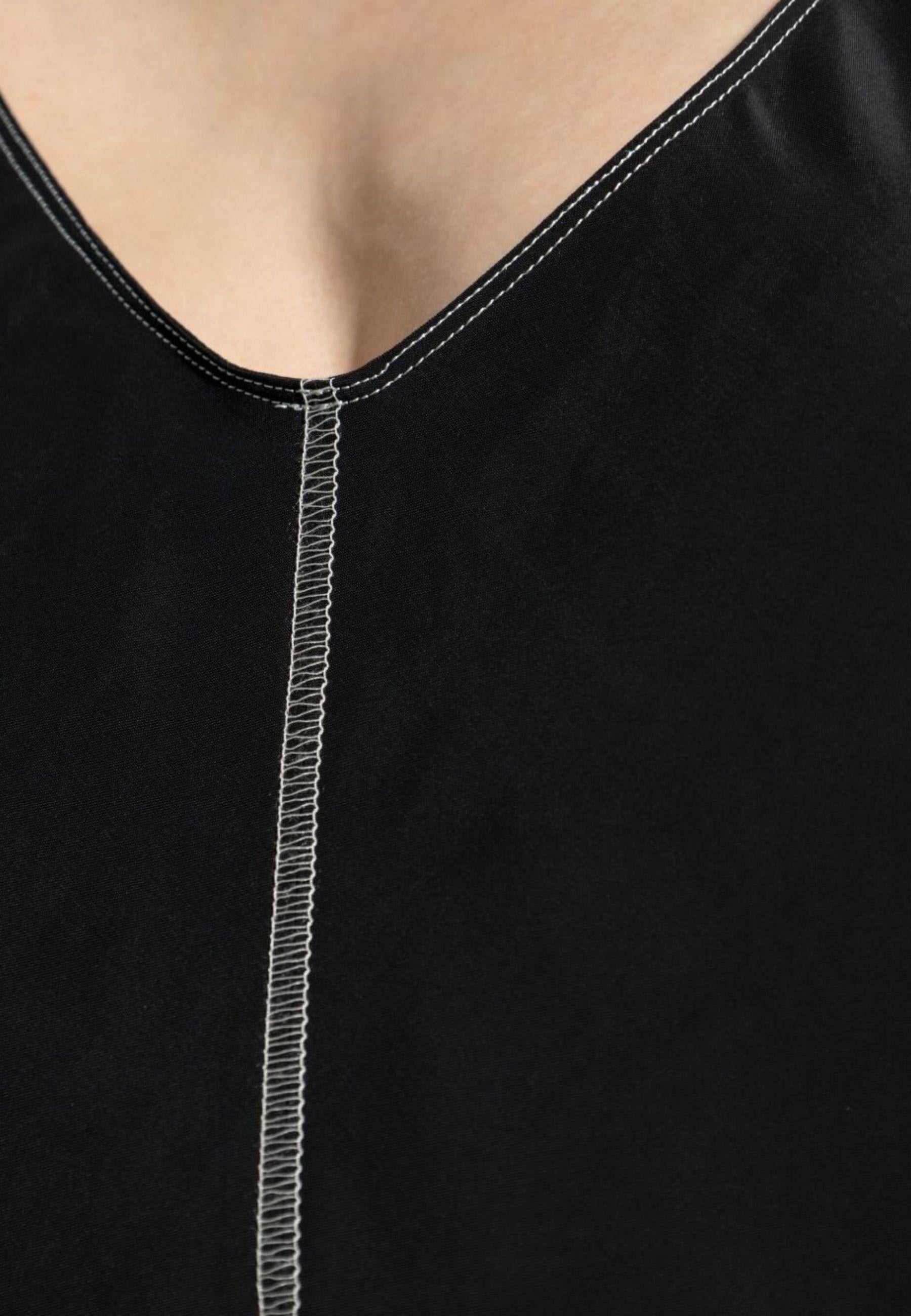 Sportmax - Abito Unione in viscosa nero 