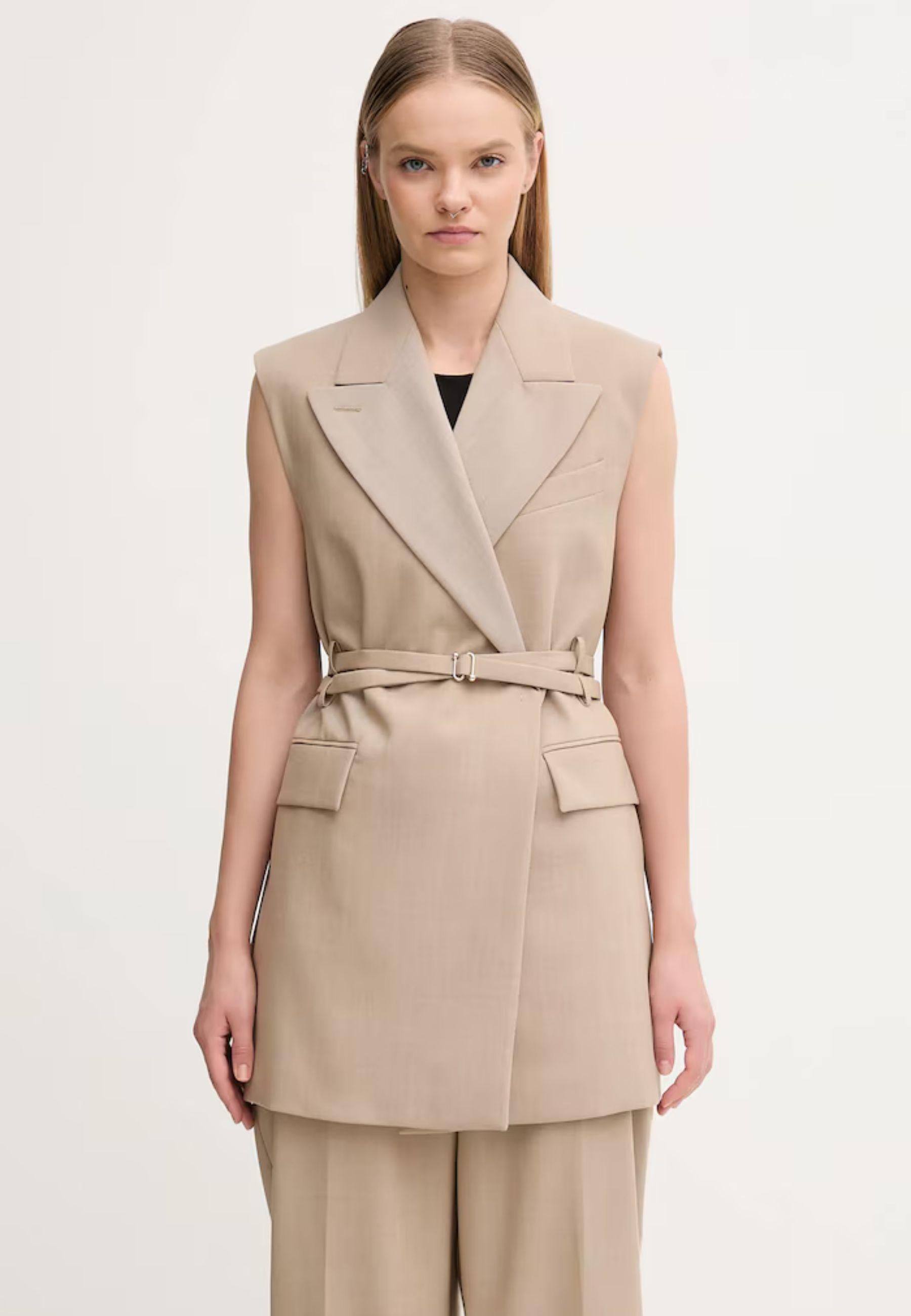 Sportmax Gilet CIURMA in pura lana vergine 