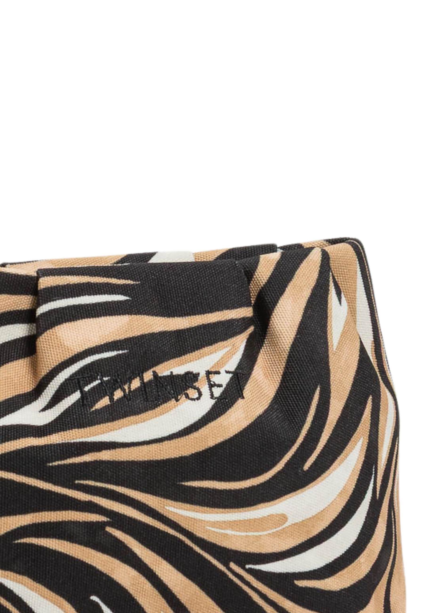 Pochette Twinset con stampa grafica 