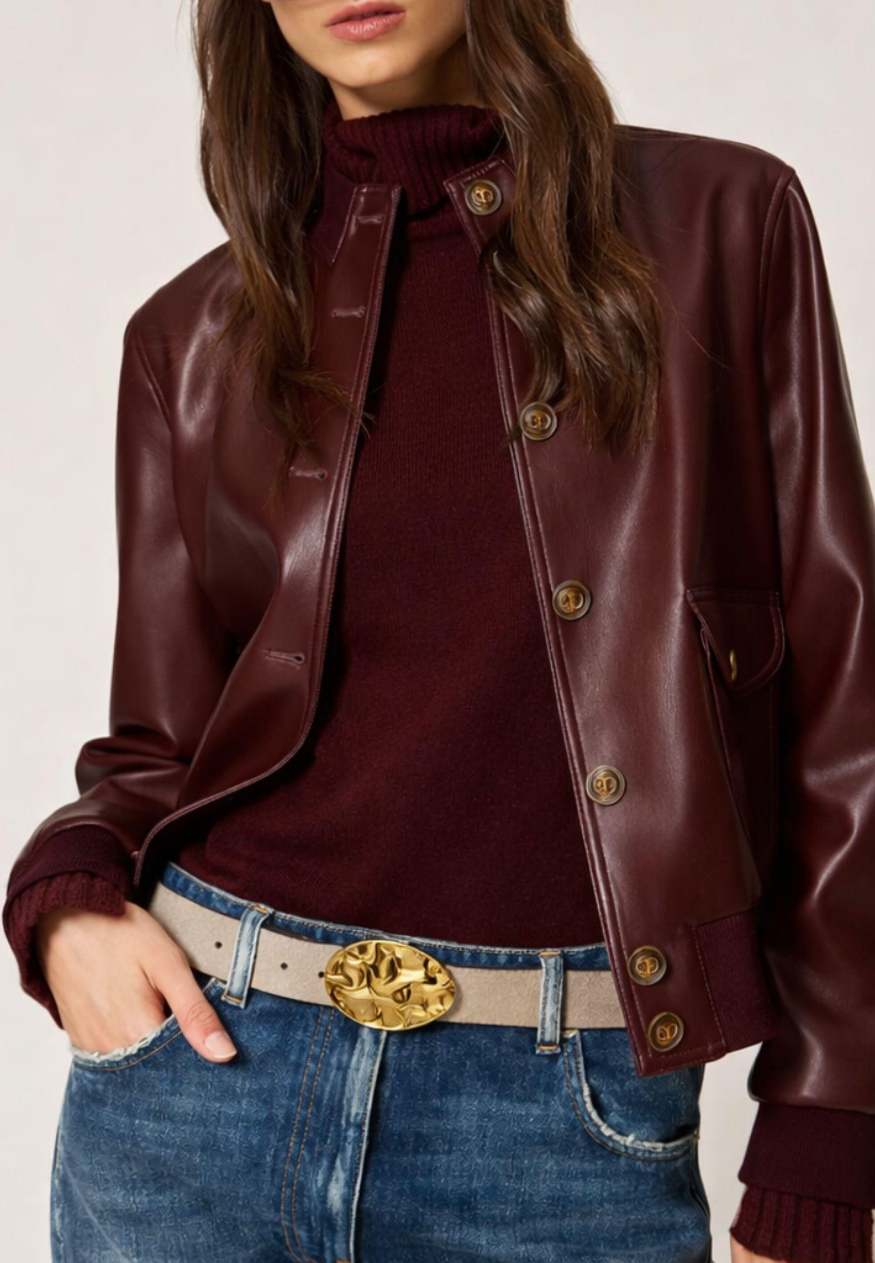 Leaf Buckle Belt 
