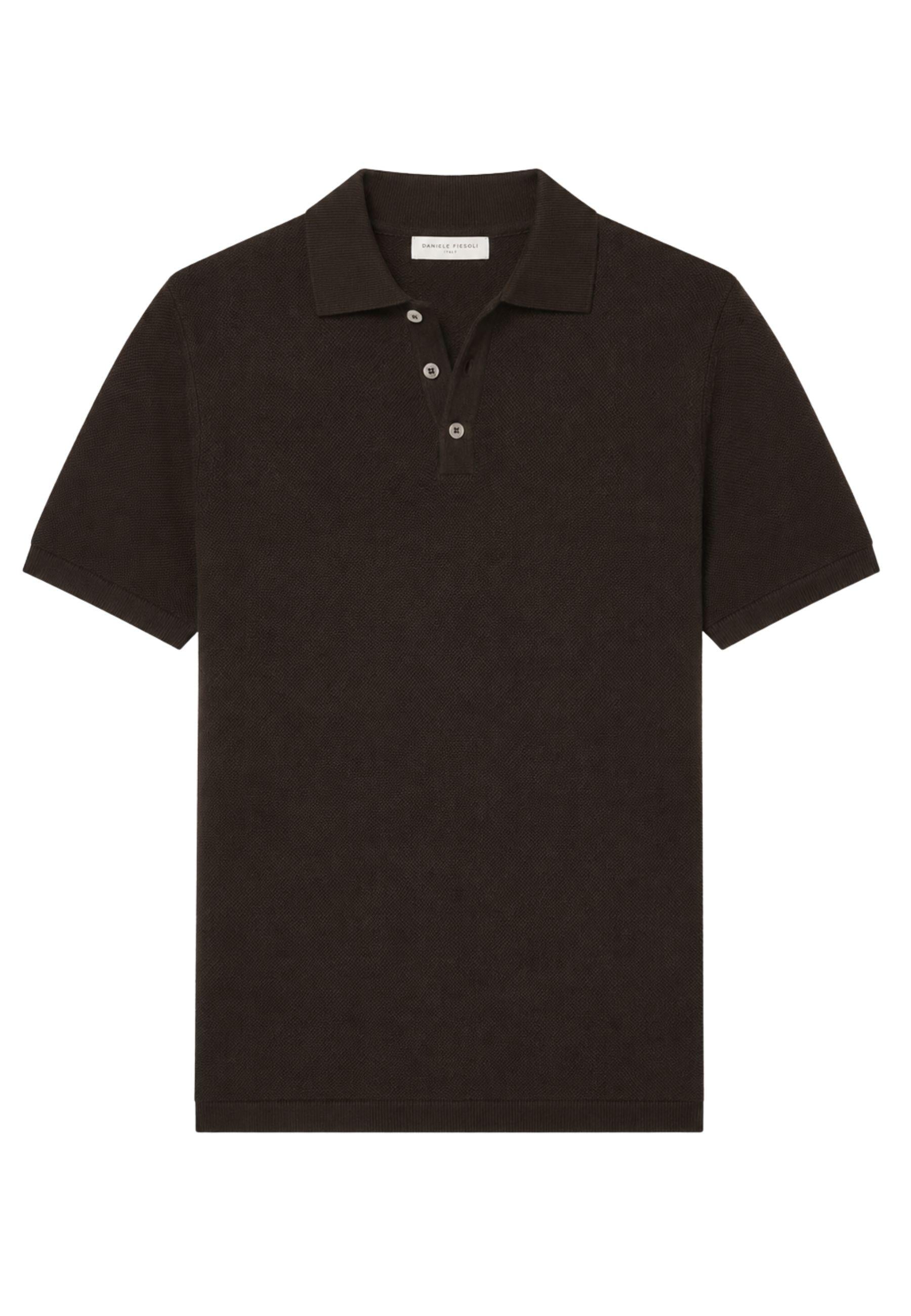 Daniele Fiesoli Polo in Maglia di Cotone 