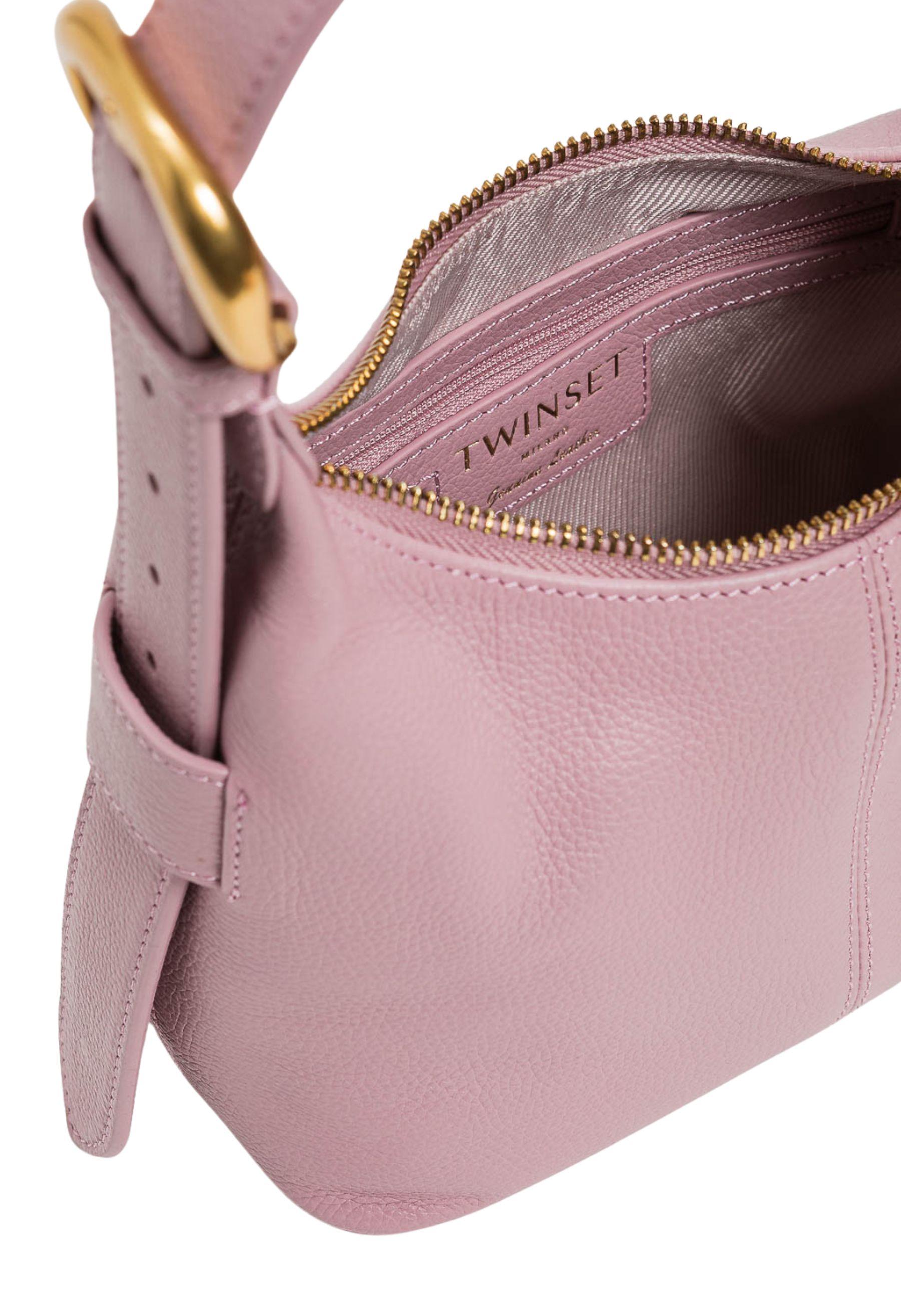 Borsa Hobo Donna in Vera Pelle con Tracolla Regolabile 