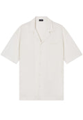 EMPORIO ARMANI - Beachwear-Hemd aus Leinenmischung