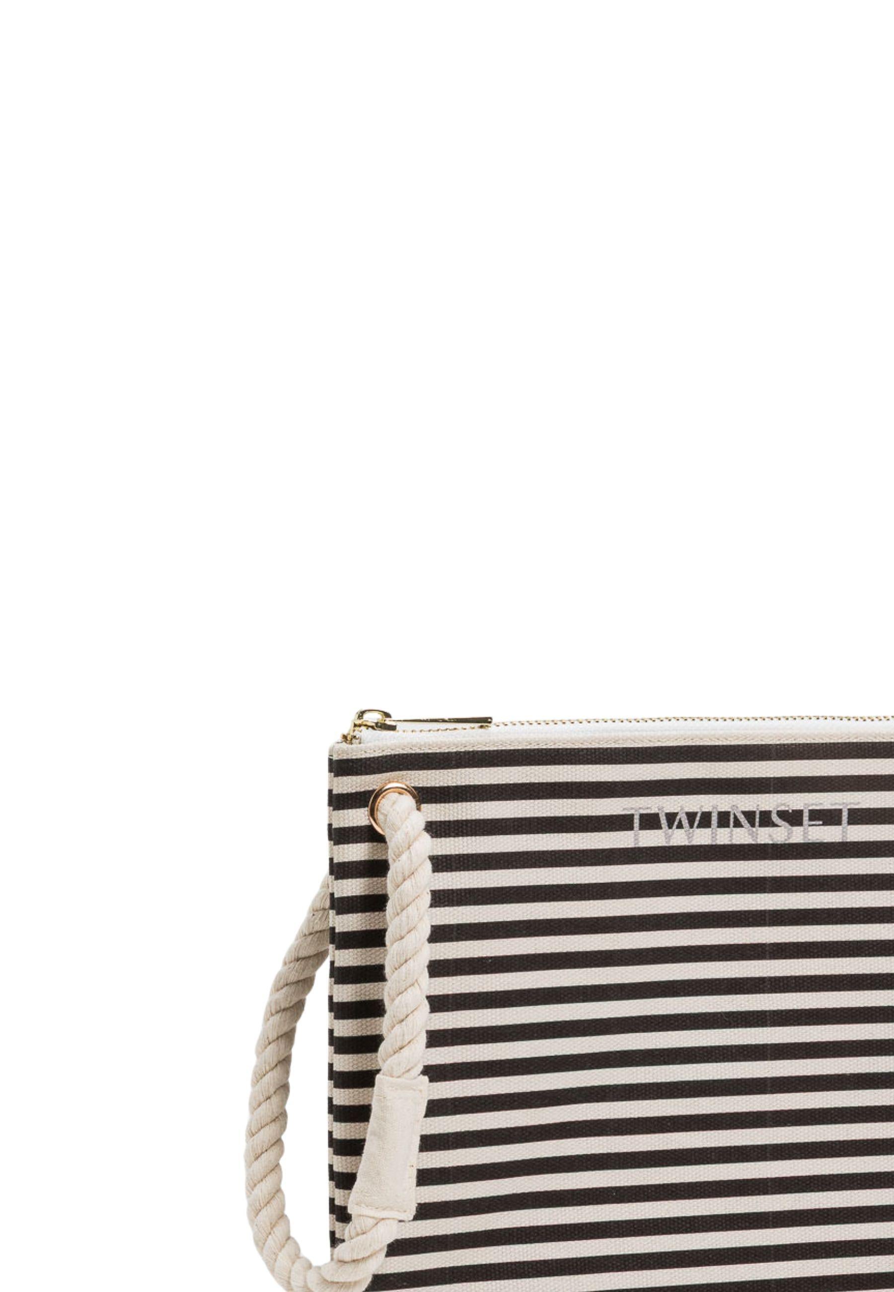 Twinset U&B - Pochette a righe 