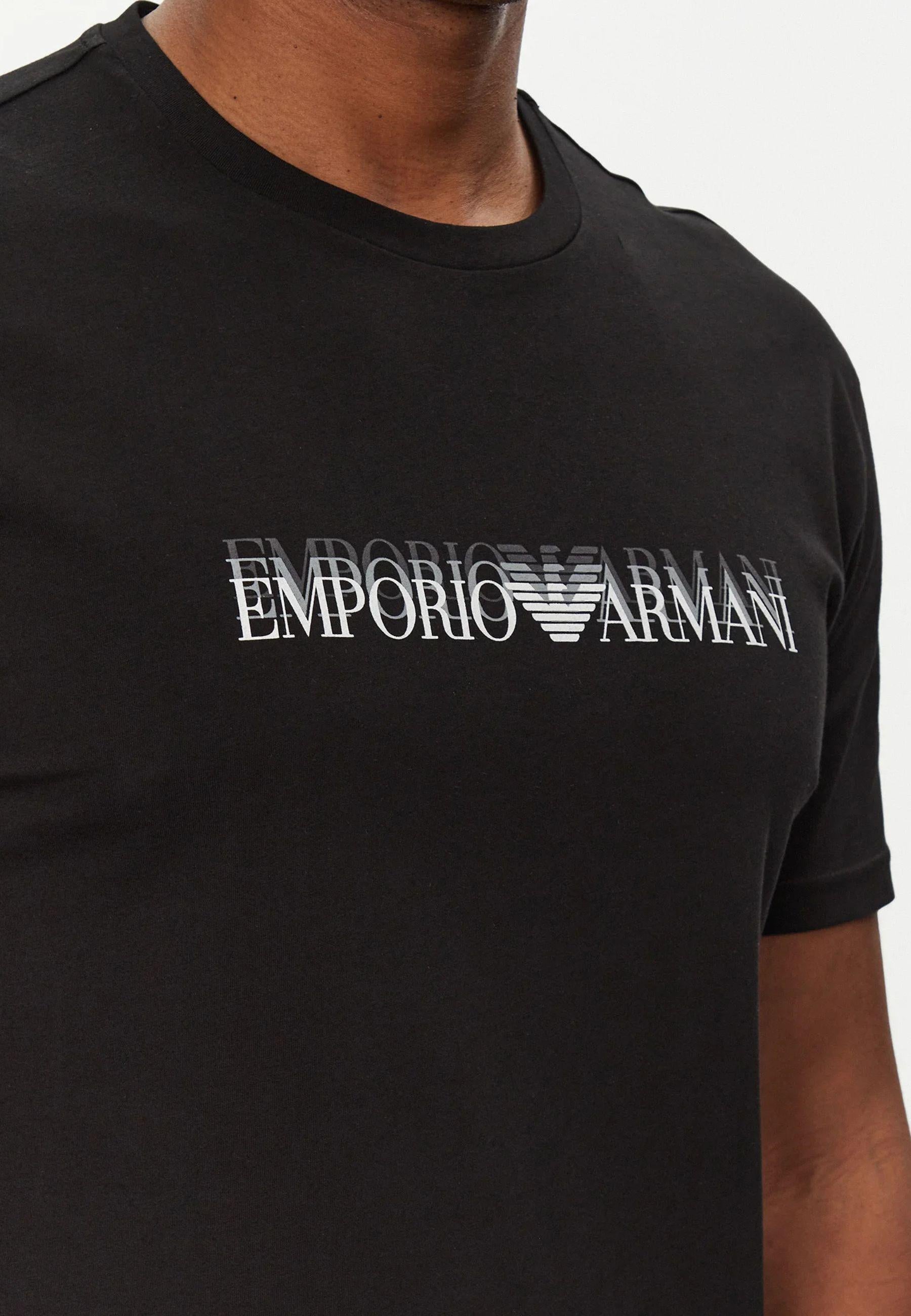 T-shirt realizzata in maglia con stampa 
