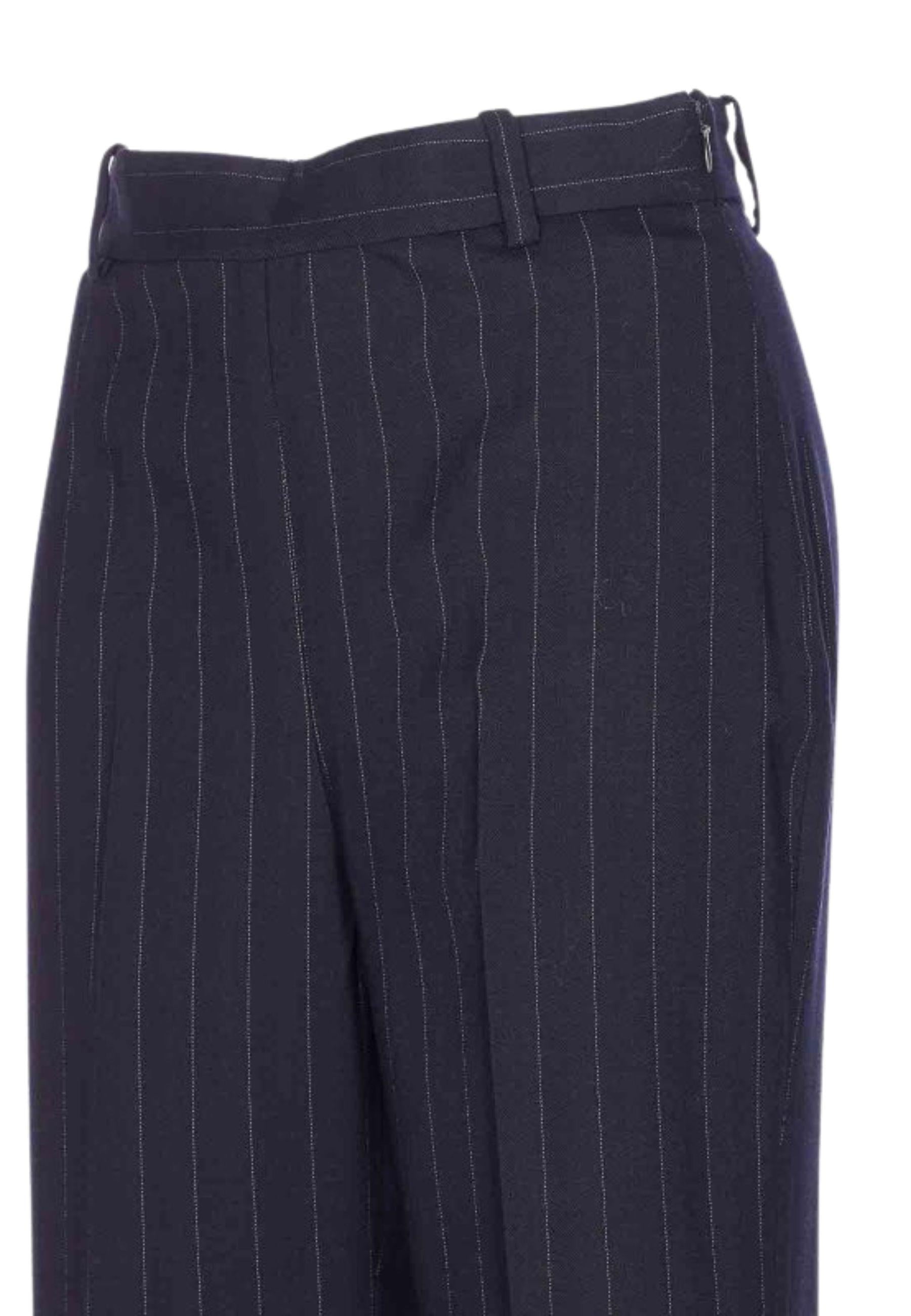Pantalone Pinko Gessato in Misto Lana 