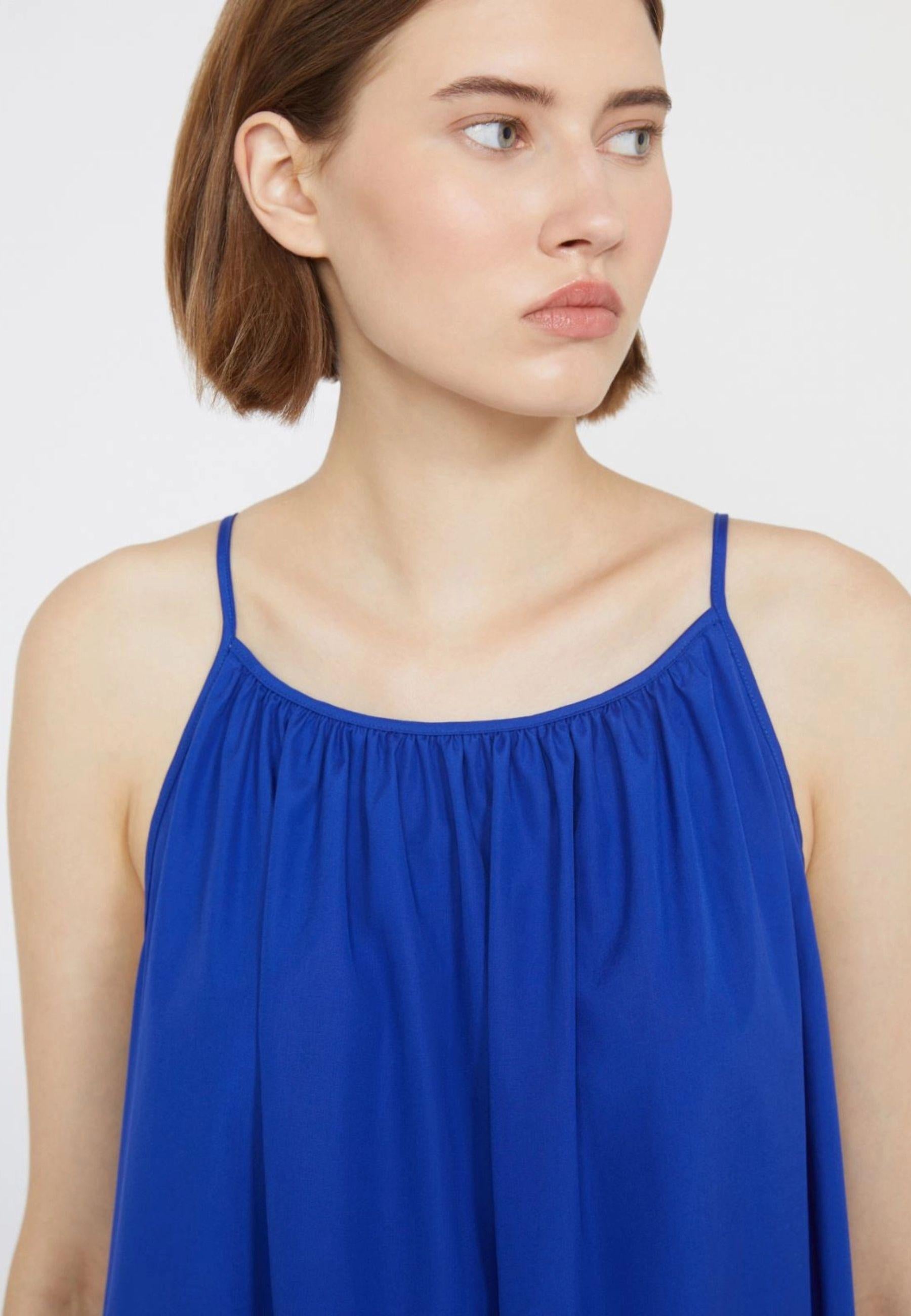 Max Mara Studio - Abito lungo in popeline di cotone 