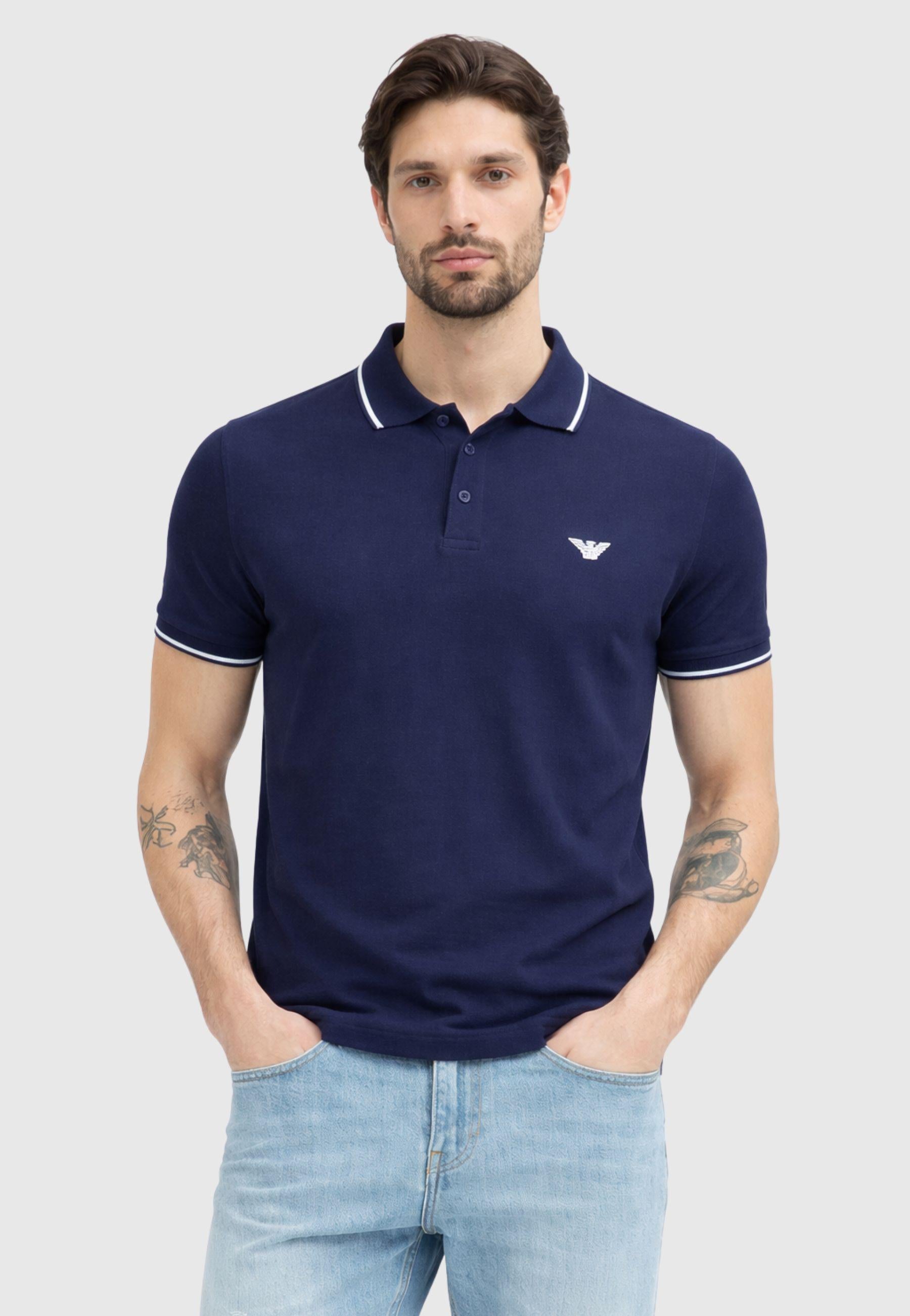 Emporio Armani - Polo uomo in cotone piqué 
