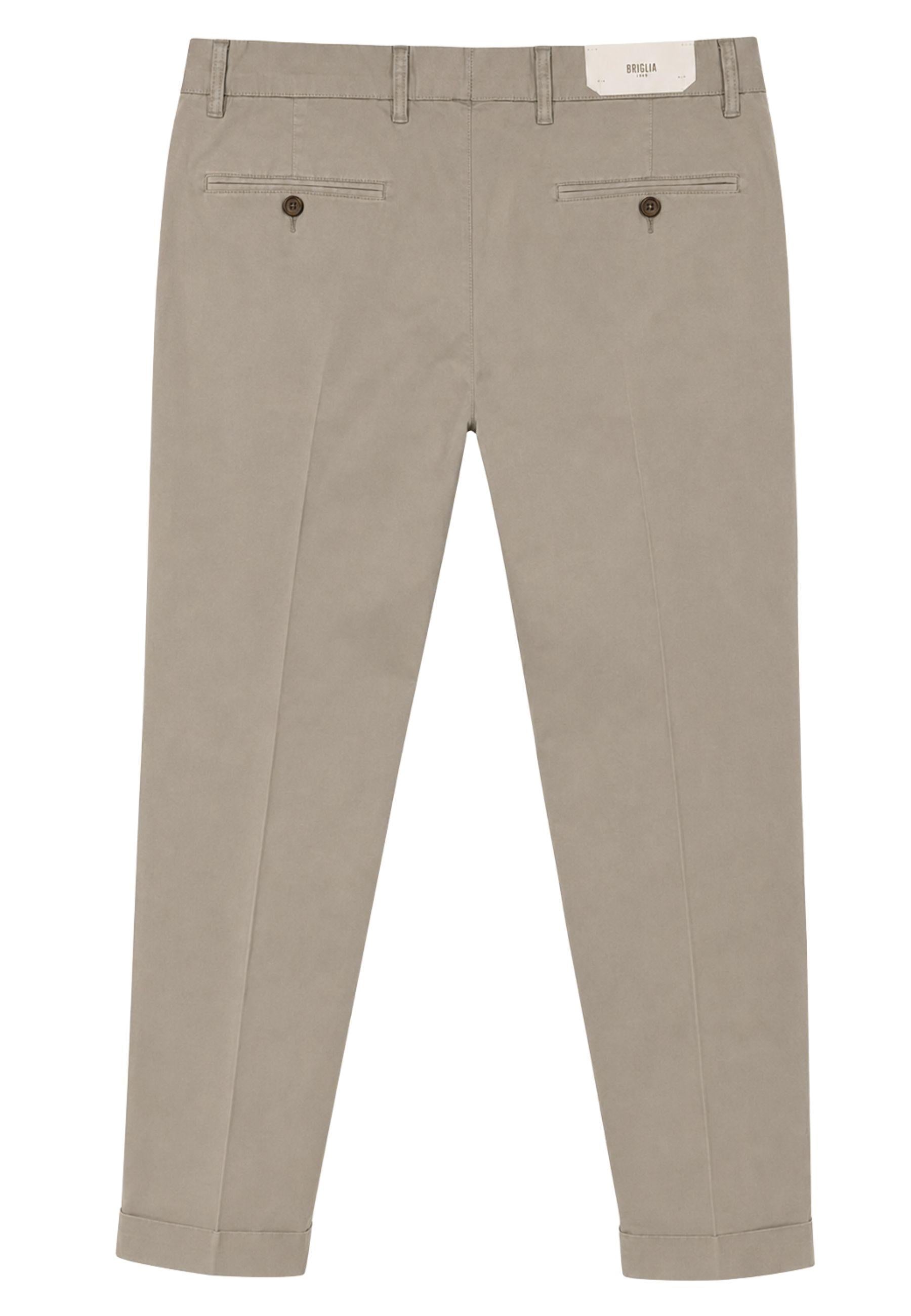 Pantalone Briglia Uomo in Cotone - Colore Fango Chiaro 