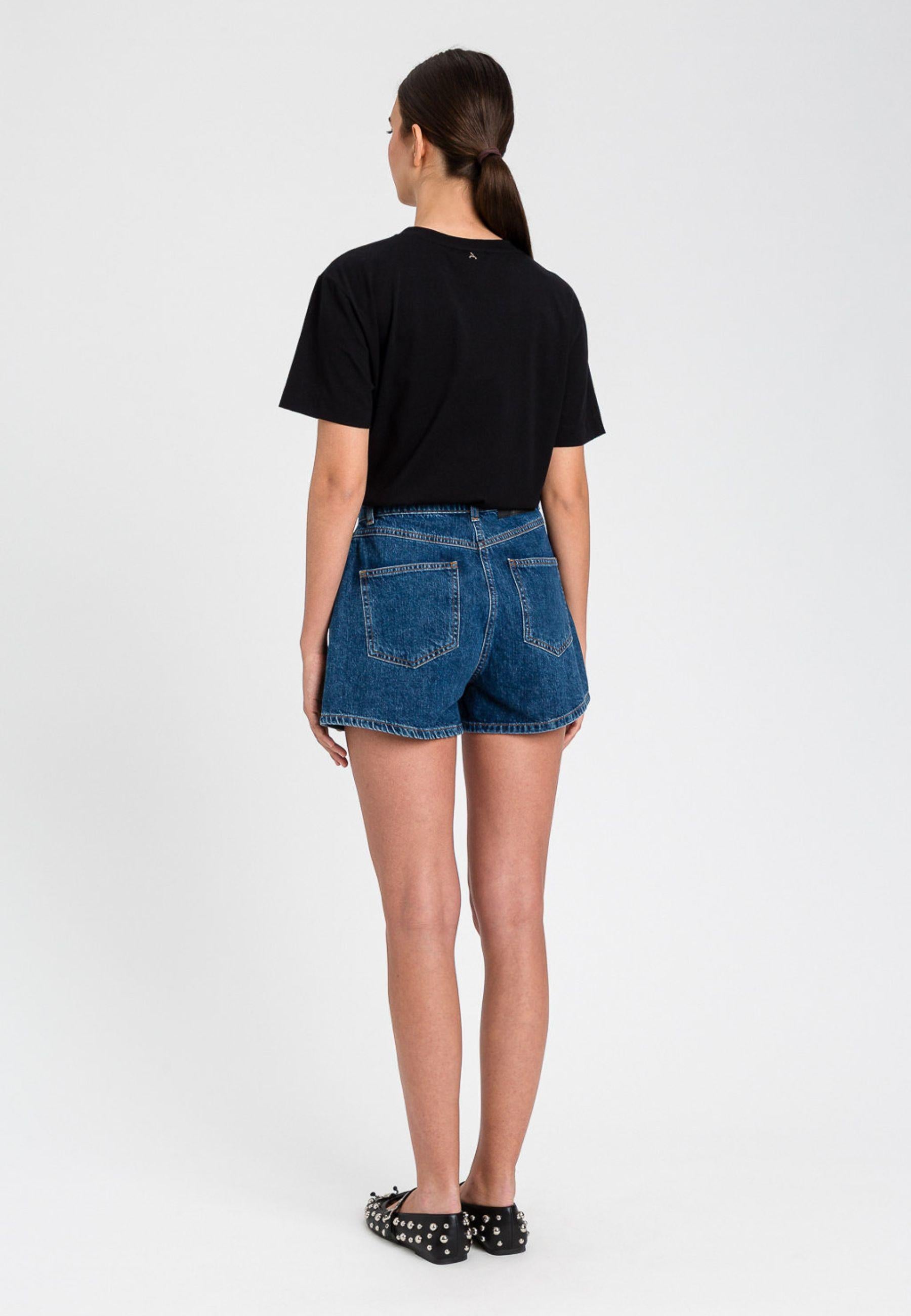 T-shirt con stampa e strass Actitude 