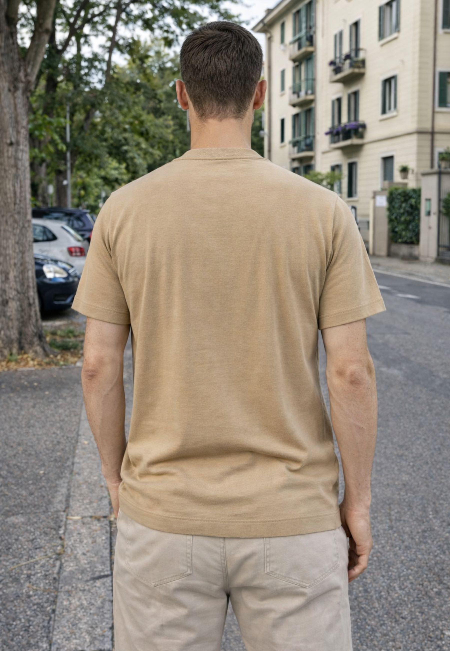 Daniele Fiesoli - T-Shirt Girocollo in Maglia di Cotone 