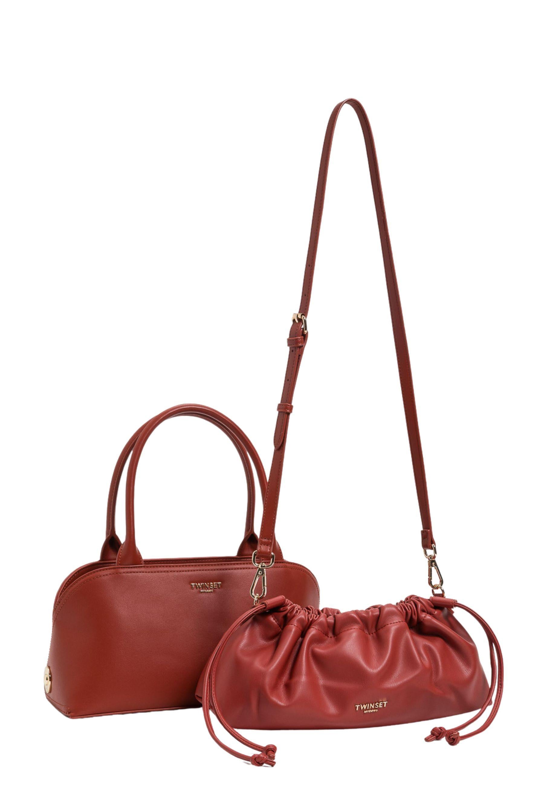Borsa bauletto con pochette 