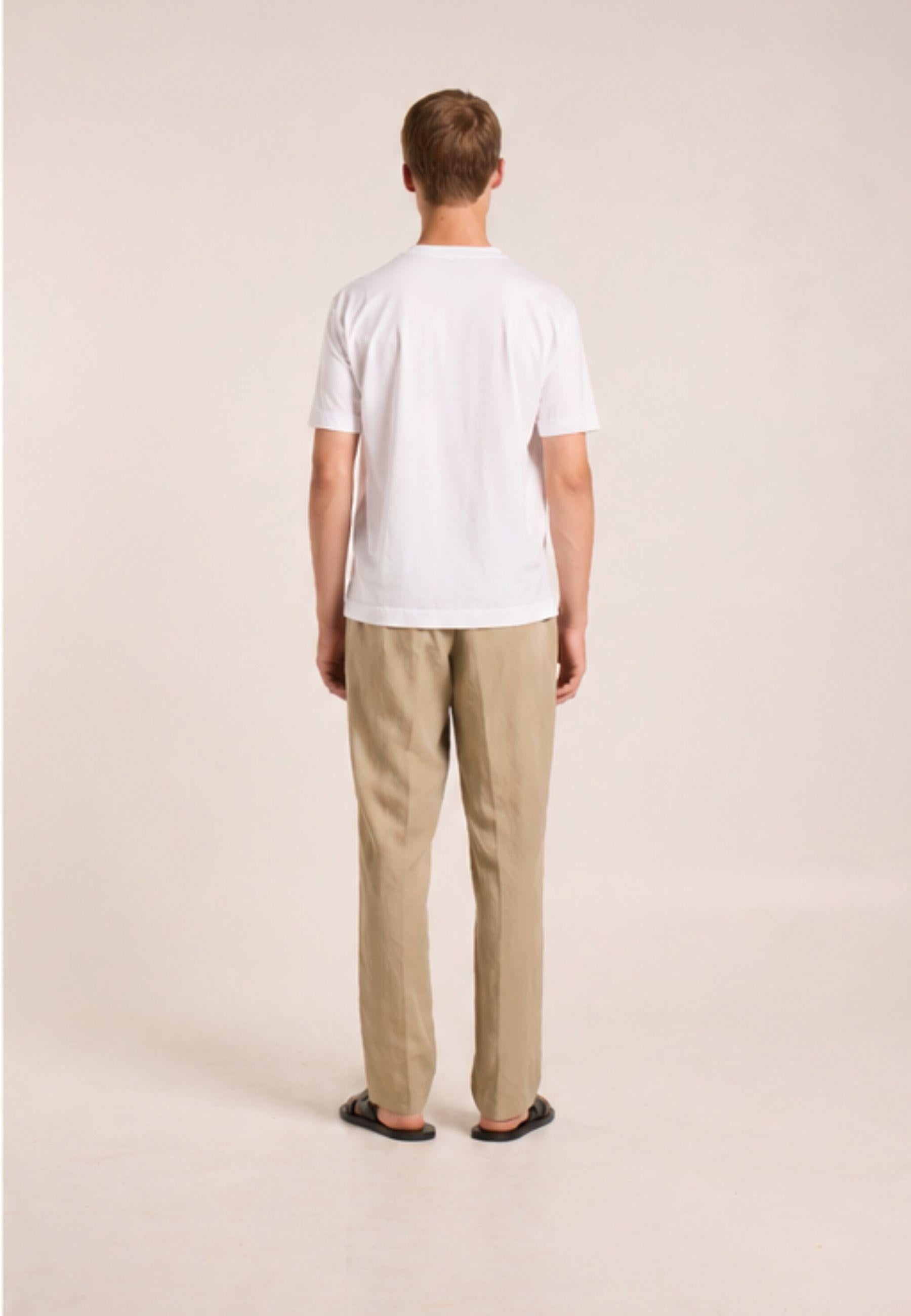 T-shirt girocollo Daniele Fiesoli in cotone mercerizzato - Bianco 